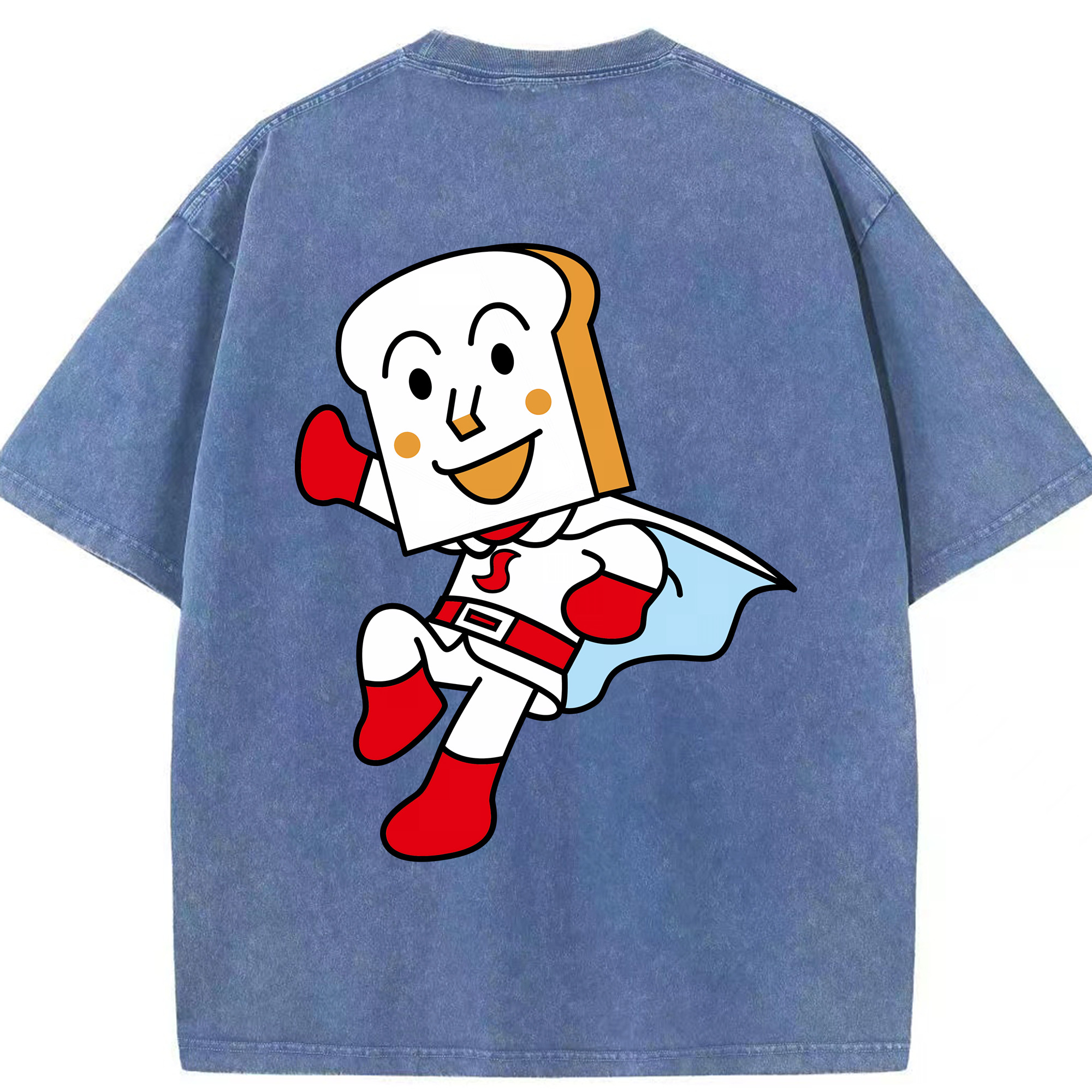（画像用） アンパンマン Anpanman 綿100% ヴィンテージ風 半袖Tシャツ（背面プリント）