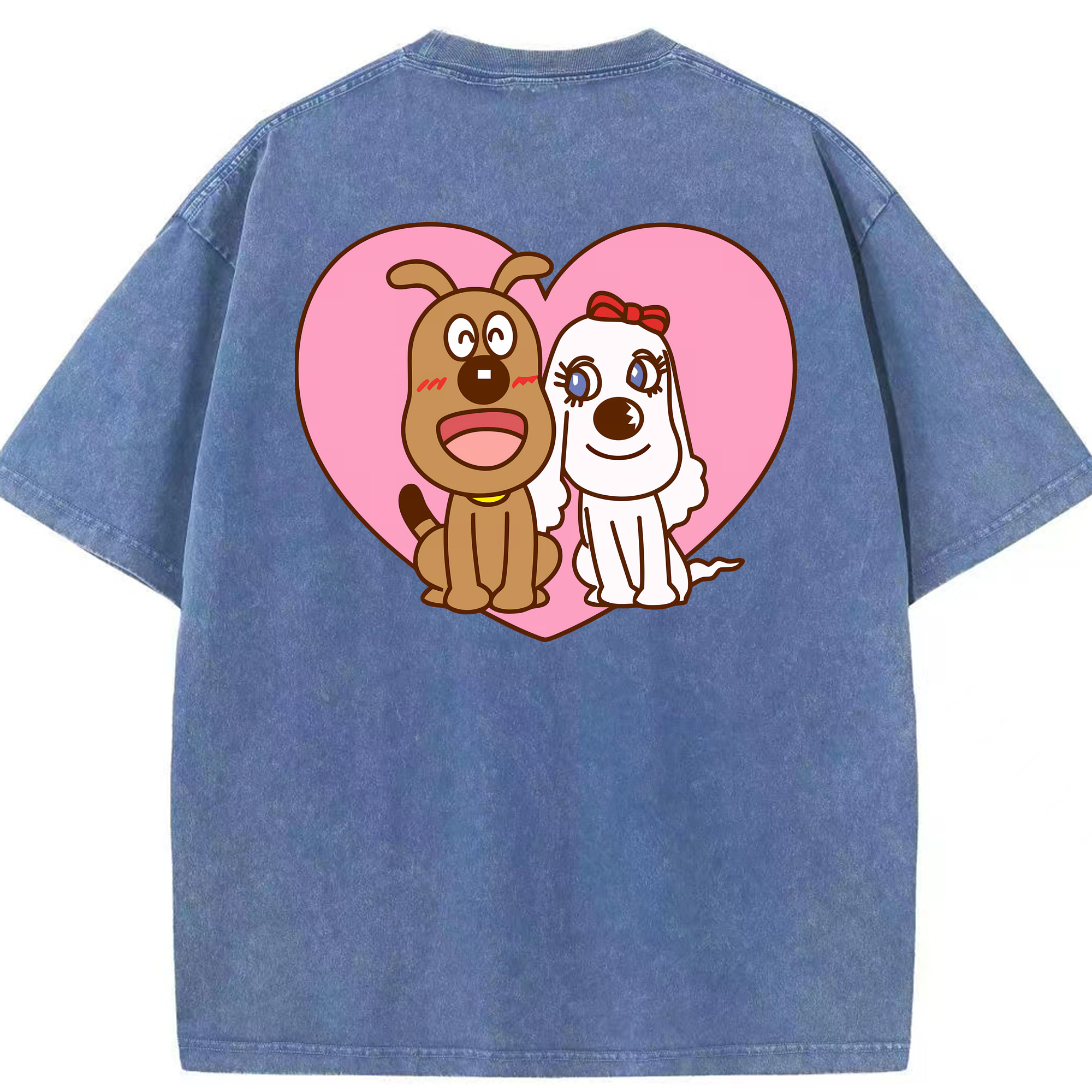 （画像用） アンパンマン Anpanman 綿100% ヴィンテージ風 半袖Tシャツ（背面プリント）