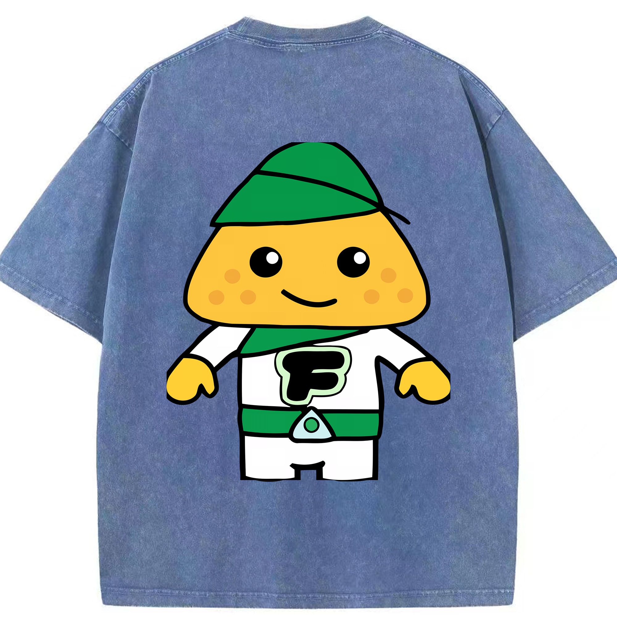 （画像用） アンパンマン Anpanman 綿100% ヴィンテージ風 半袖Tシャツ（背面プリント）