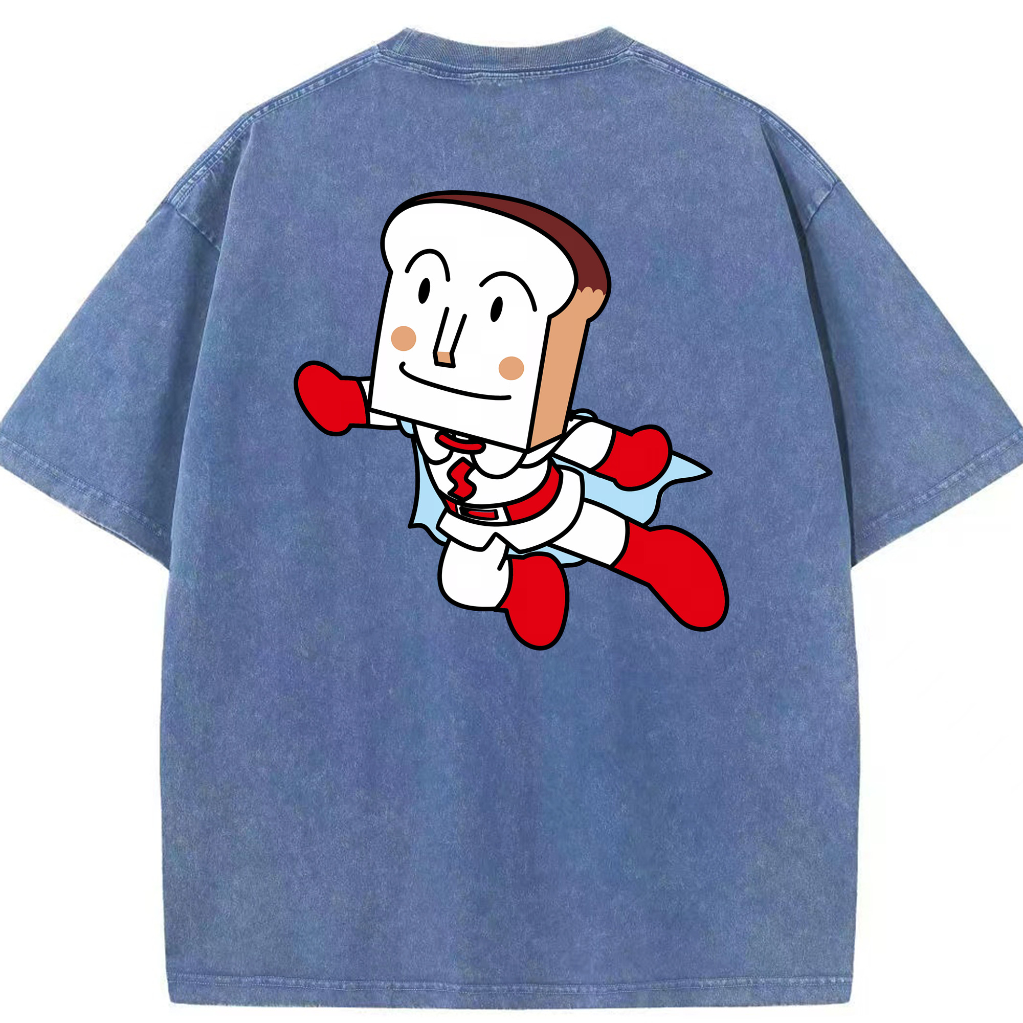 （画像用） アンパンマン Anpanman 綿100% ヴィンテージ風 半袖Tシャツ（背面プリント）