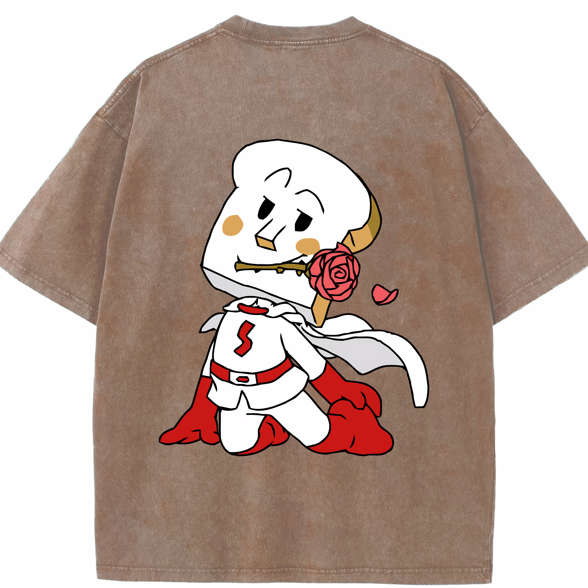 （画像用） アンパンマン Anpanman 綿100% ヴィンテージ風 半袖Tシャツ（背面プリント）