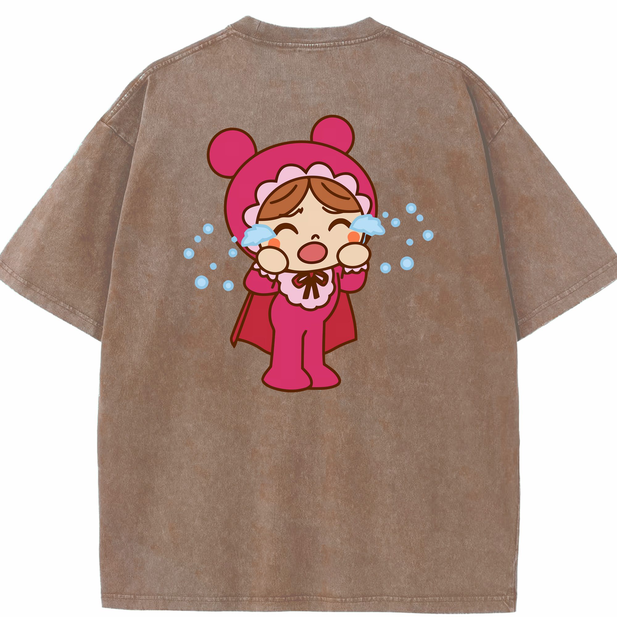 （画像用） アンパンマン Anpanman 綿100% ヴィンテージ風 半袖Tシャツ（背面プリント）