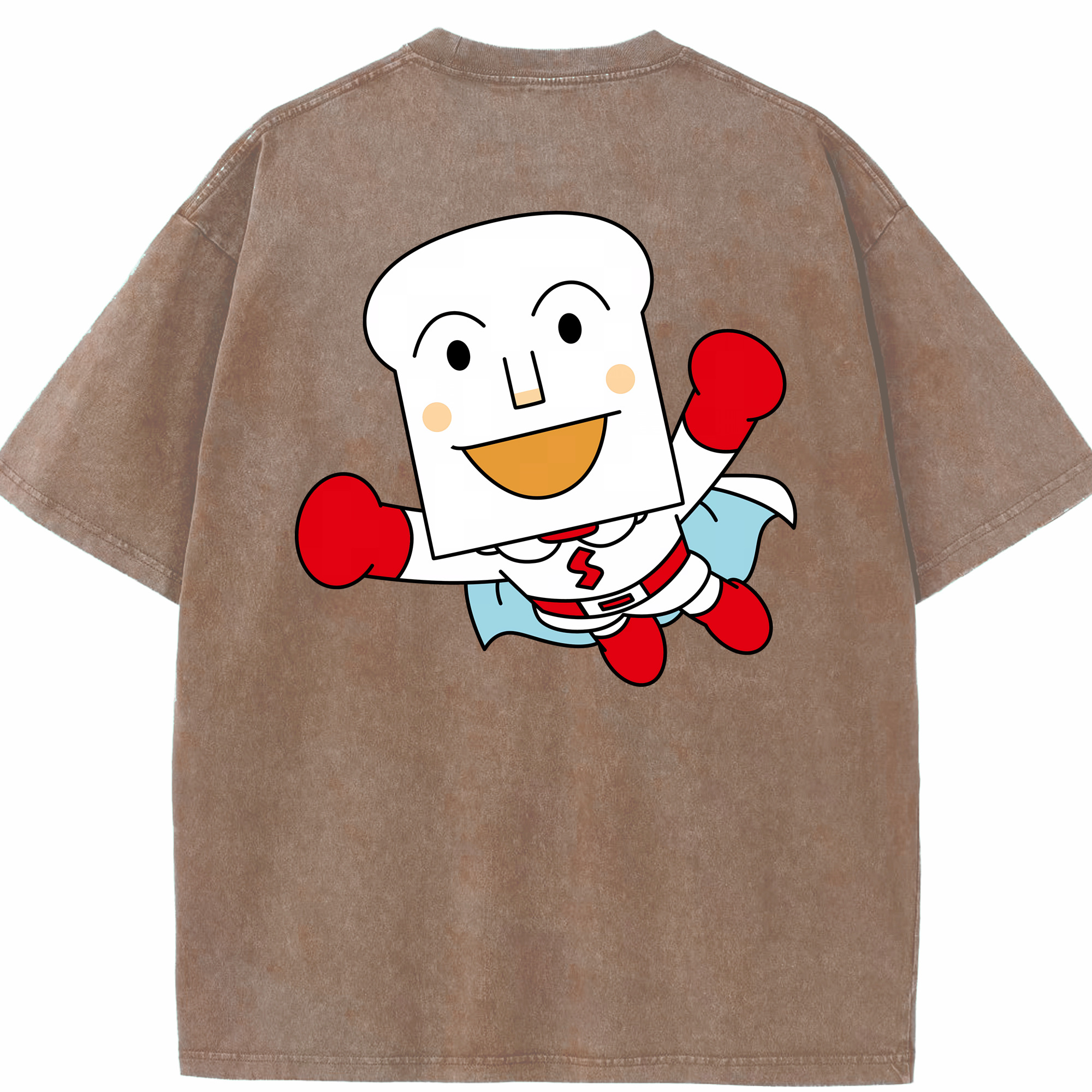 （画像用） アンパンマン Anpanman 綿100% ヴィンテージ風 半袖Tシャツ（背面プリント）