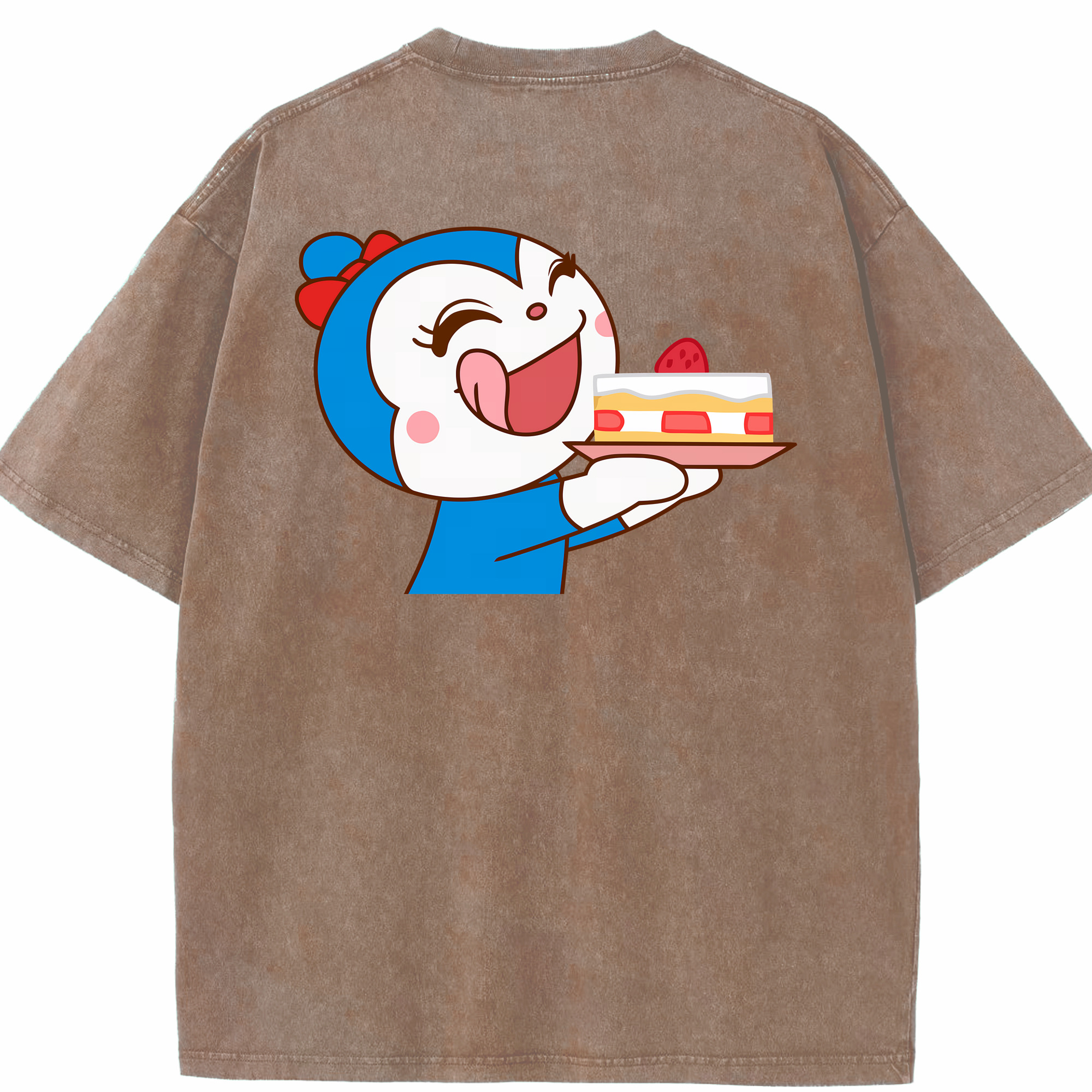 （画像用） アンパンマン Anpanman 綿100% ヴィンテージ風 半袖Tシャツ（背面プリント）