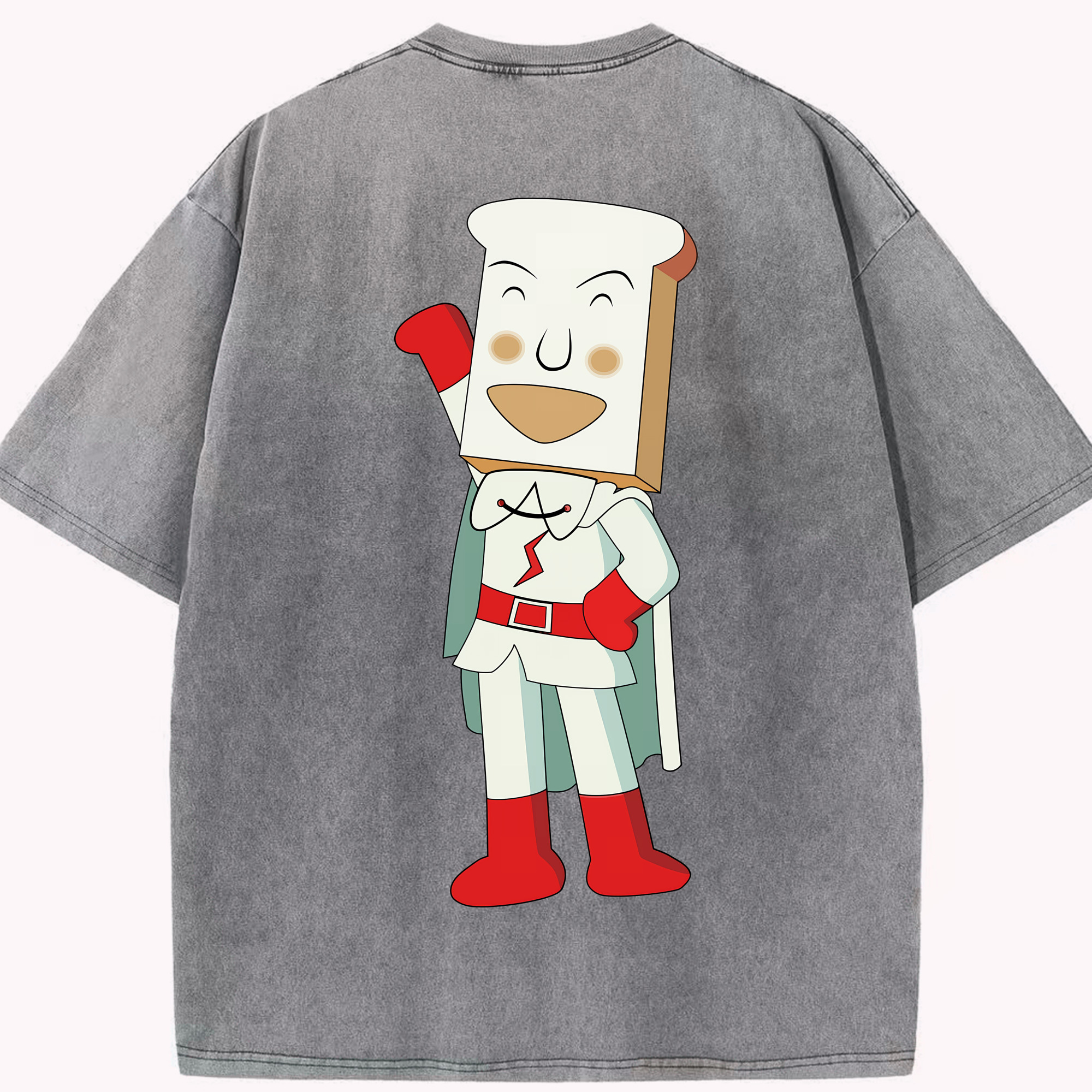 （画像用） アンパンマン Anpanman 綿100% ヴィンテージ風 半袖Tシャツ（背面プリント）
