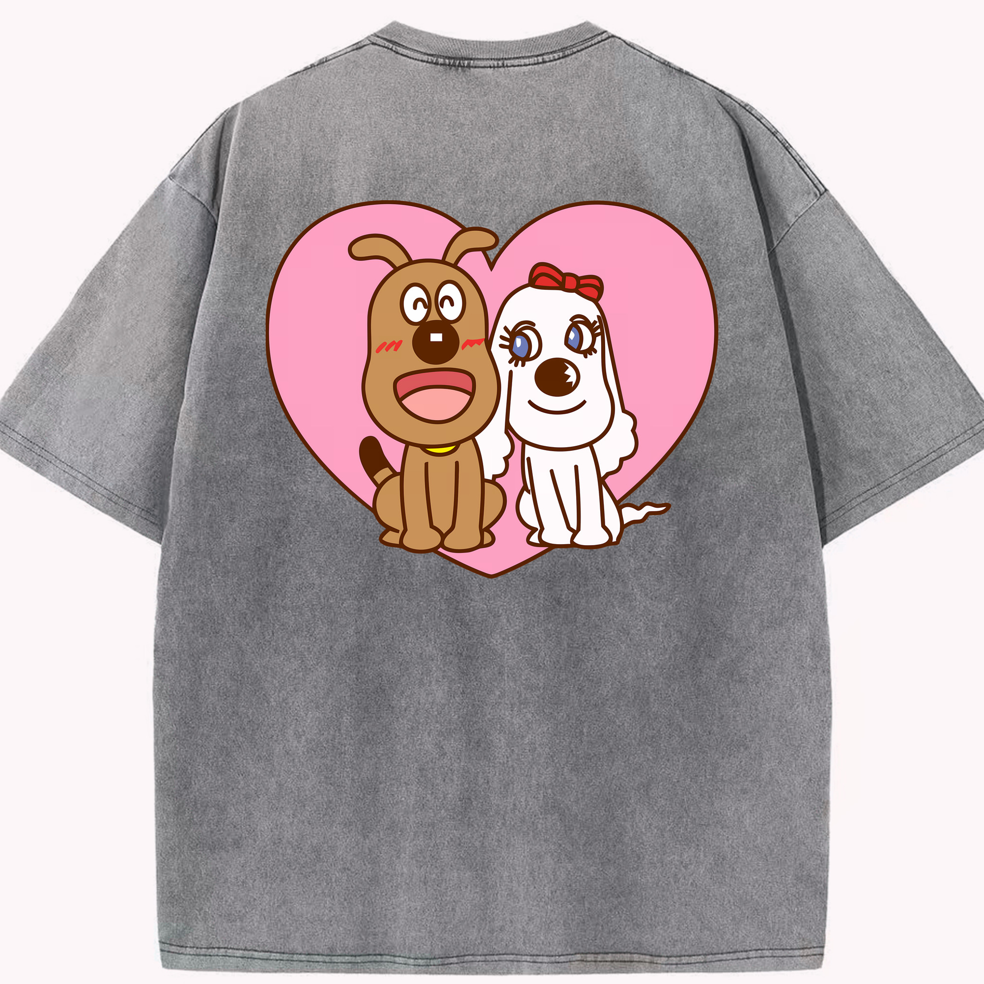 （画像用） アンパンマン Anpanman 綿100% ヴィンテージ風 半袖Tシャツ（背面プリント）