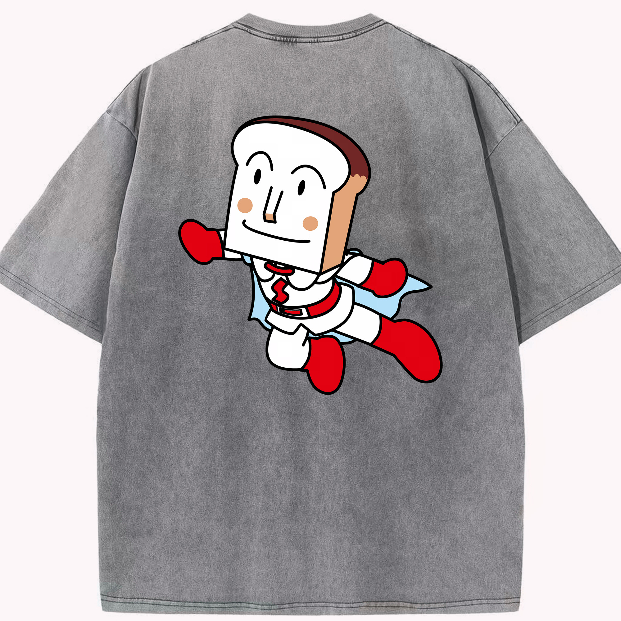 （画像用） アンパンマン Anpanman 綿100% ヴィンテージ風 半袖Tシャツ（背面プリント）