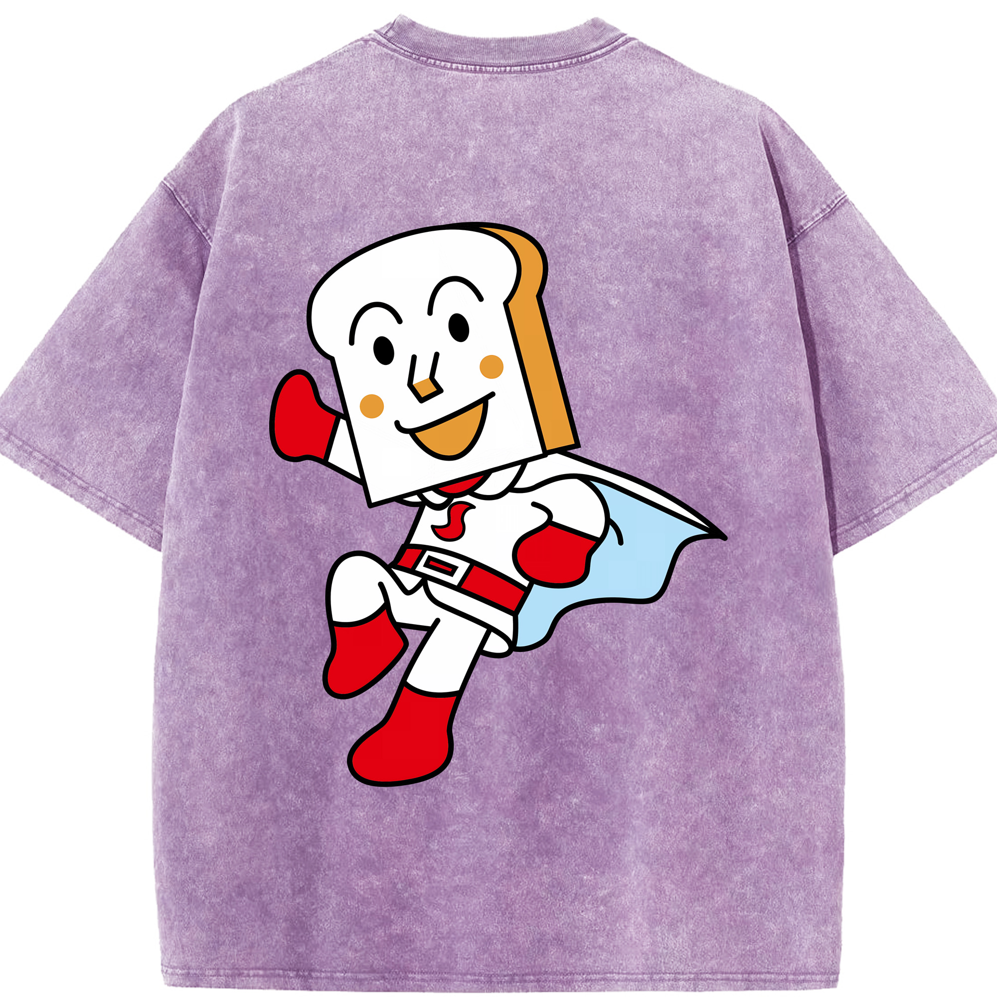 （画像用） アンパンマン Anpanman 綿100% ヴィンテージ風 半袖Tシャツ（背面プリント）