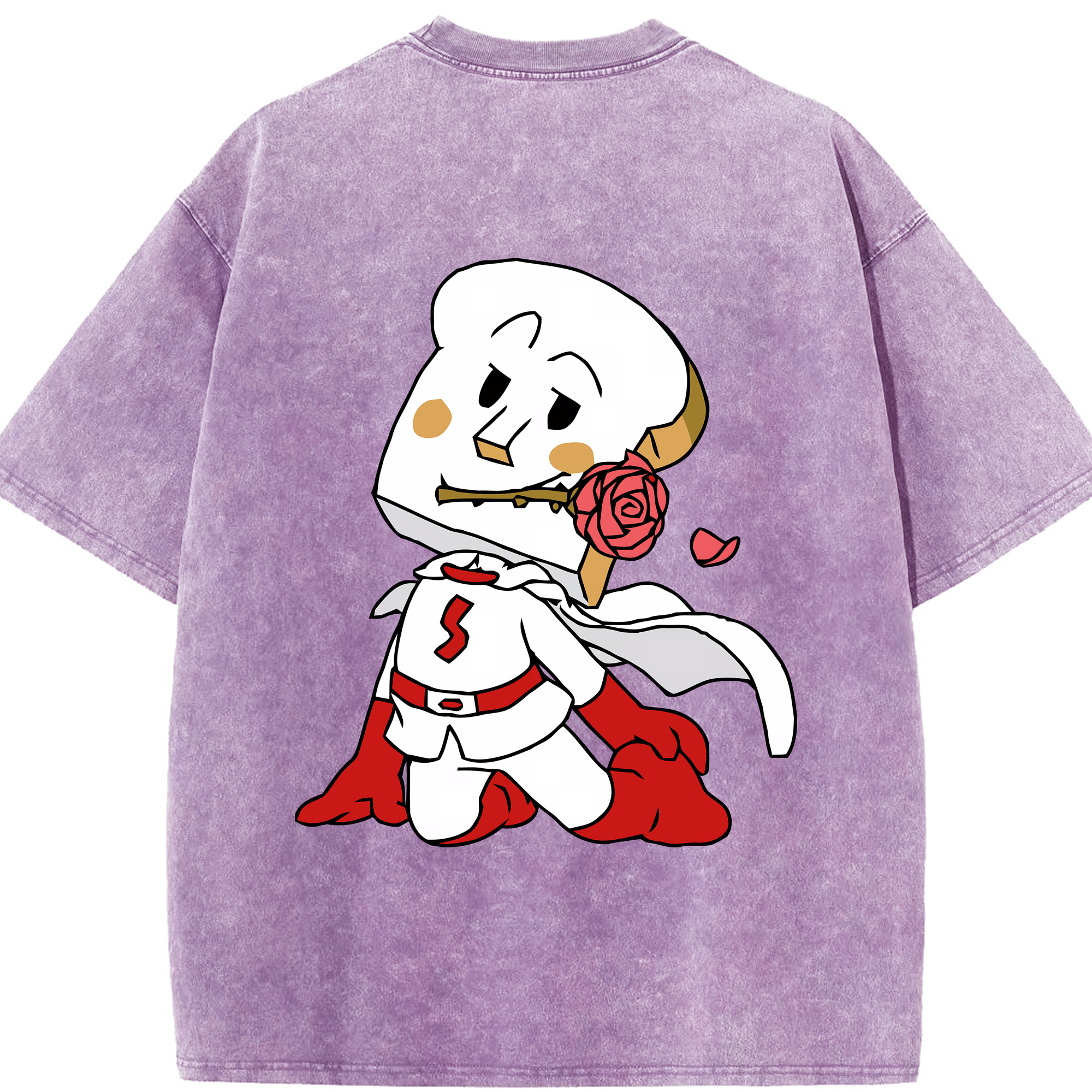 （画像用） アンパンマン Anpanman 綿100% ヴィンテージ風 半袖Tシャツ（背面プリント）