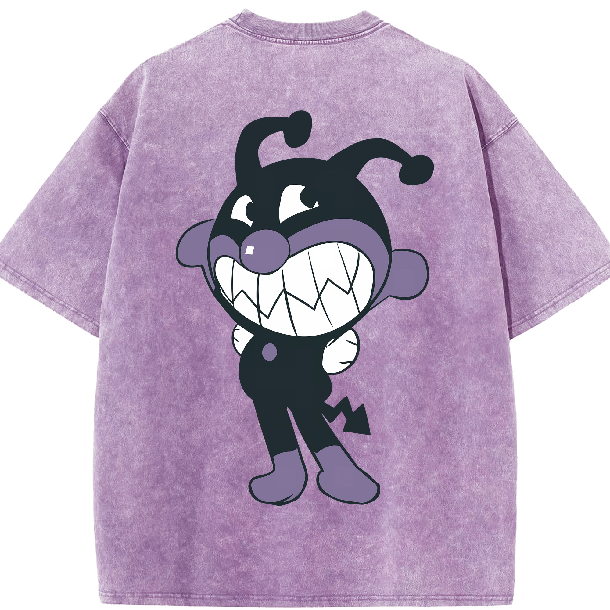 （画像用） アンパンマン Anpanman 綿100% ヴィンテージ風 半袖Tシャツ（背面プリント）