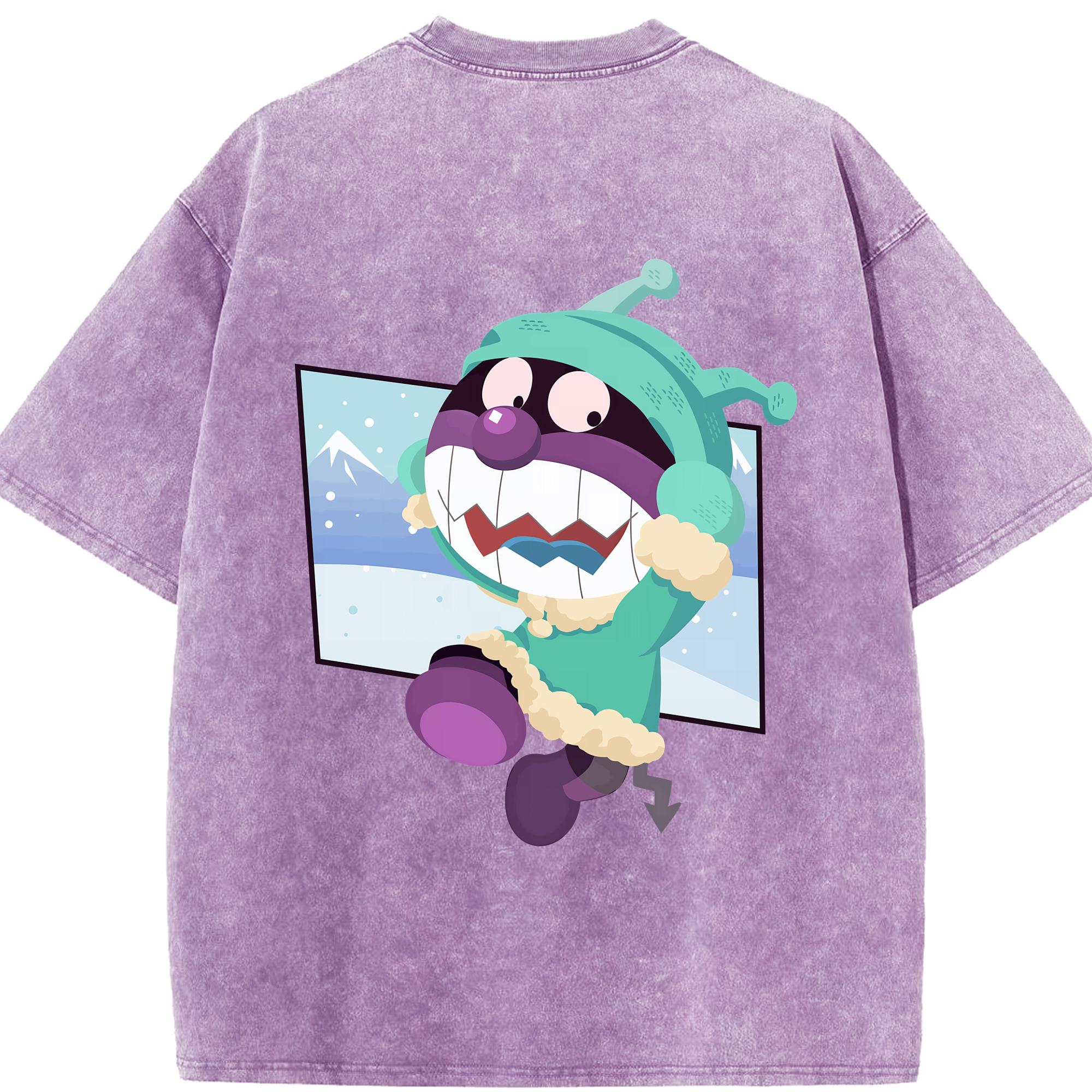 （画像用） アンパンマン Anpanman 綿100% ヴィンテージ風 半袖Tシャツ（背面プリント）