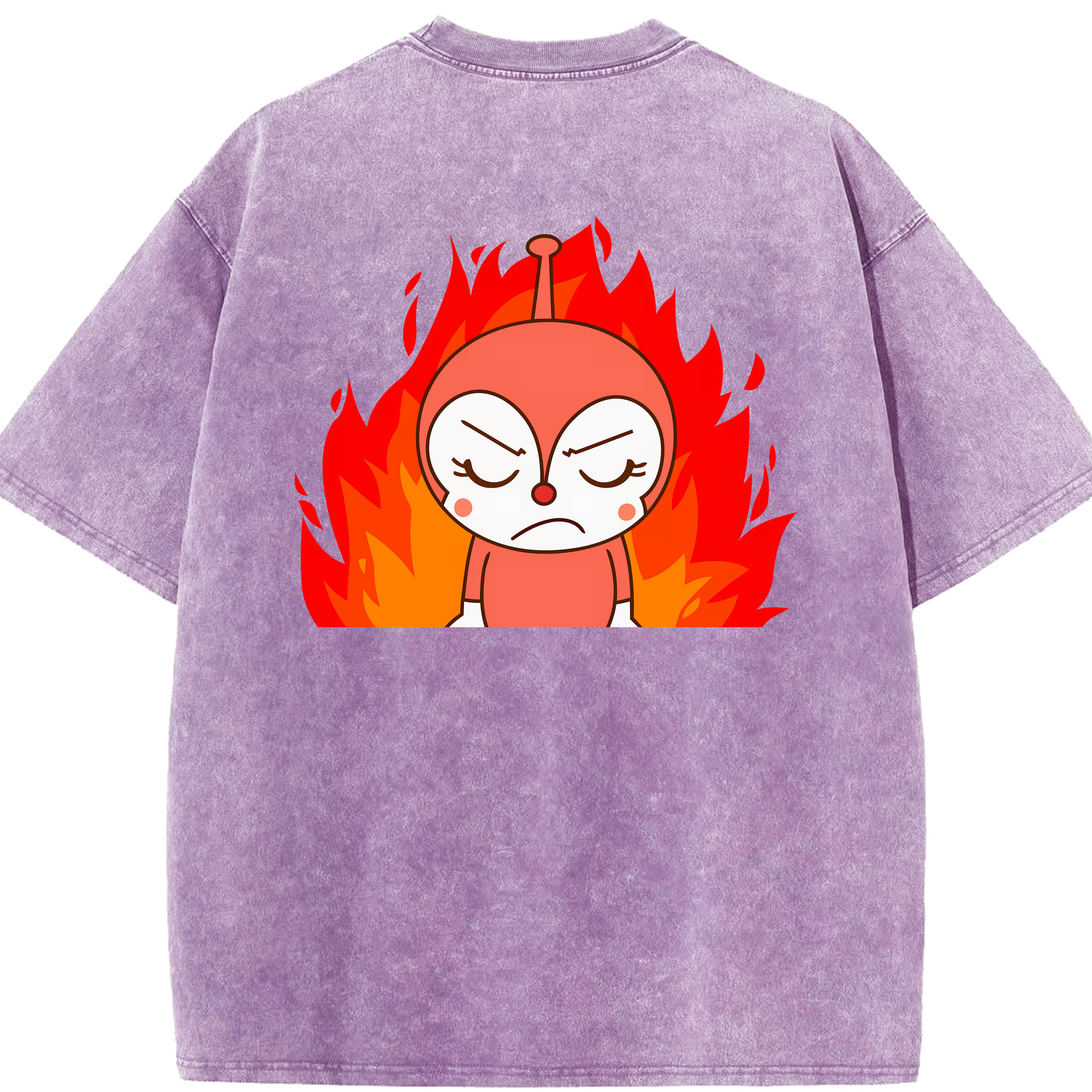 （画像用） アンパンマン Anpanman 綿100% ヴィンテージ風 半袖Tシャツ（背面プリント）