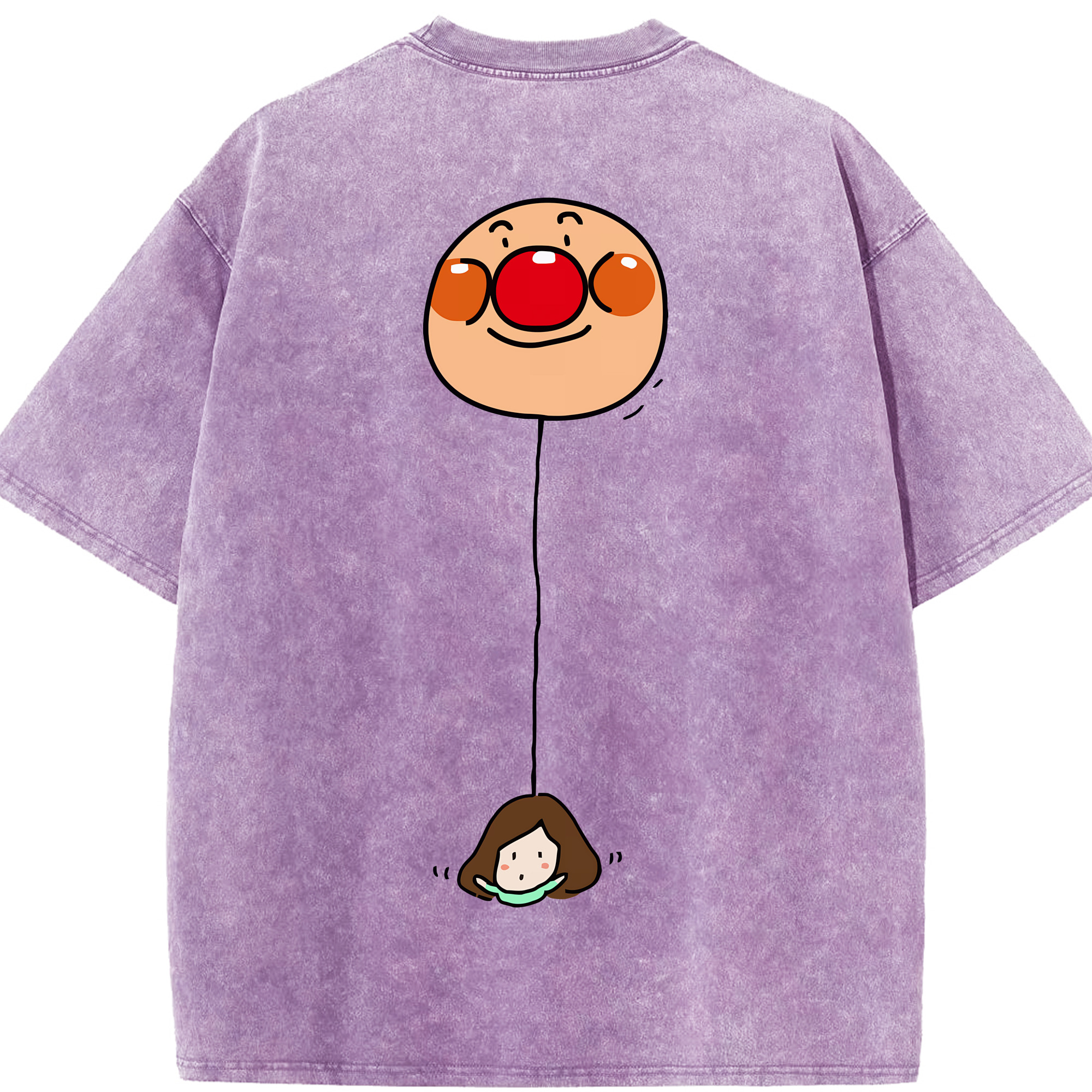 （画像用） アンパンマン Anpanman 綿100% ヴィンテージ風 半袖Tシャツ（背面プリント）