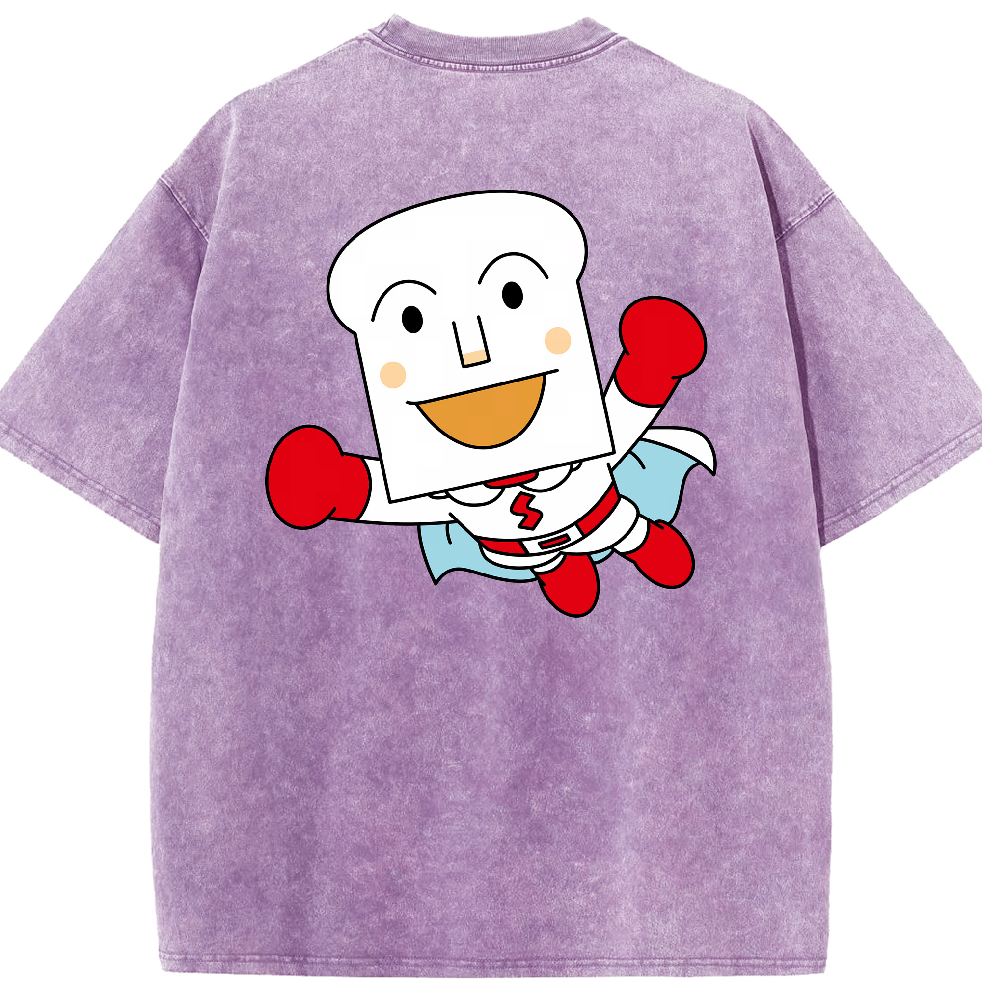 （画像用） アンパンマン Anpanman 綿100% ヴィンテージ風 半袖Tシャツ（背面プリント）