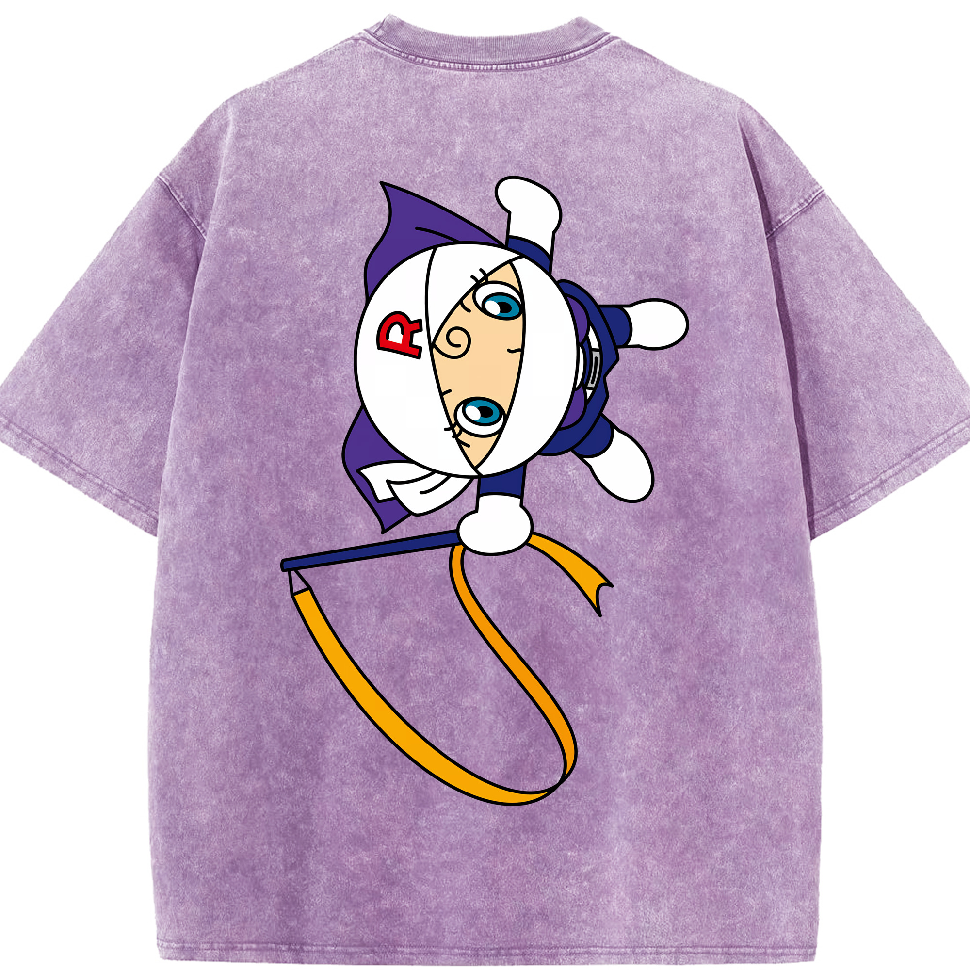 （画像用） アンパンマン Anpanman 綿100% ヴィンテージ風 半袖Tシャツ（背面プリント）