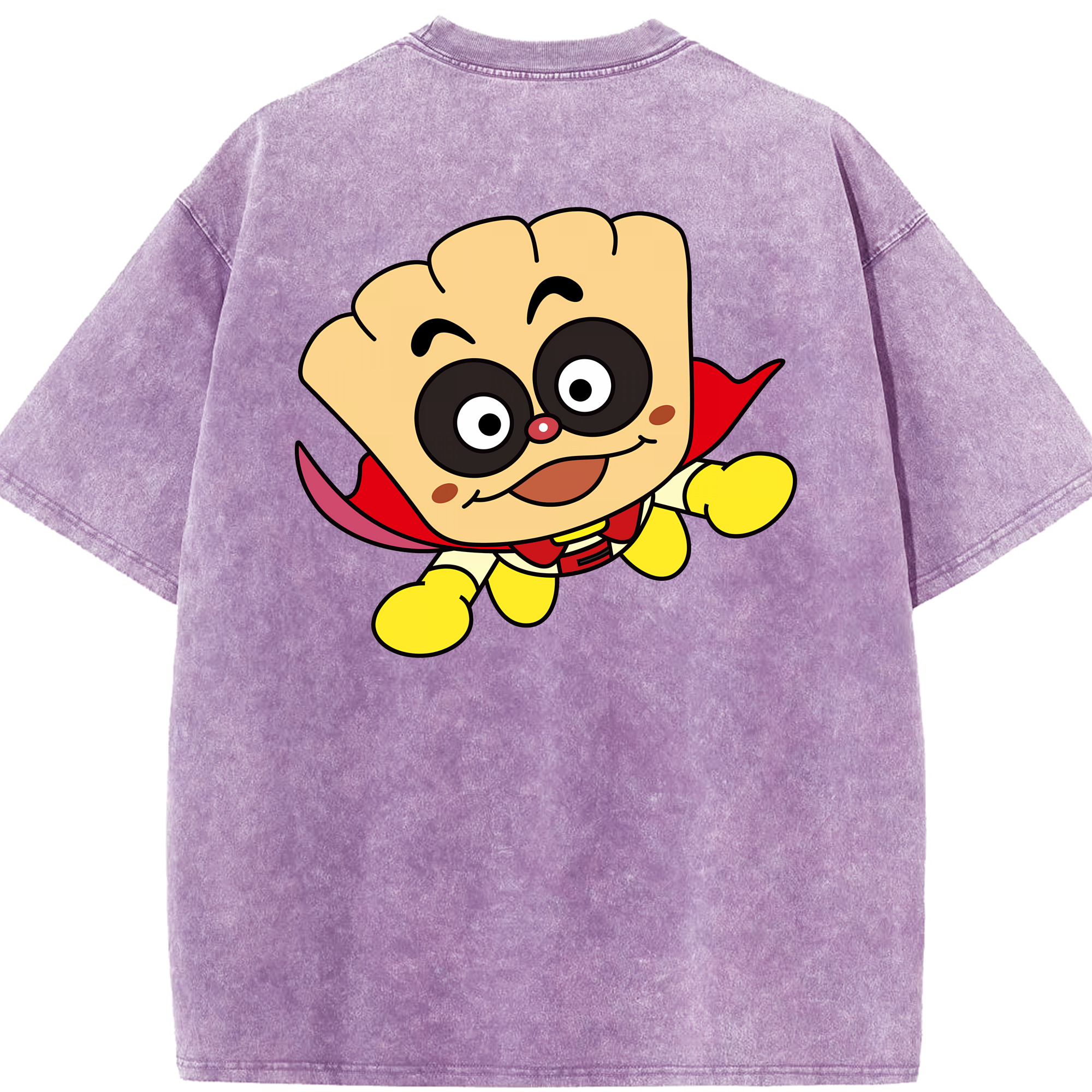 （画像用） アンパンマン Anpanman 綿100% ヴィンテージ風 半袖Tシャツ（背面プリント）