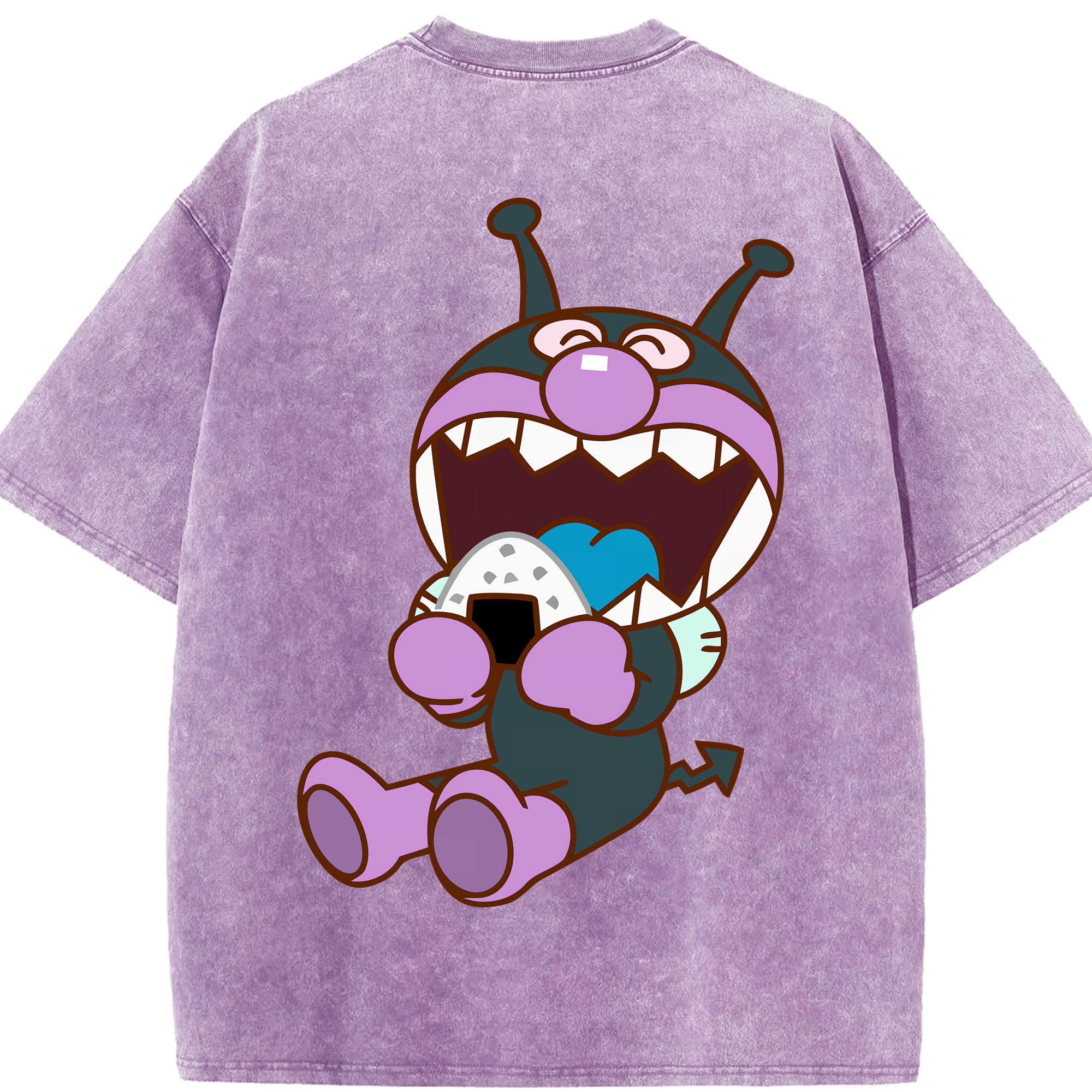 （画像用） アンパンマン Anpanman 綿100% ヴィンテージ風 半袖Tシャツ（背面プリント）