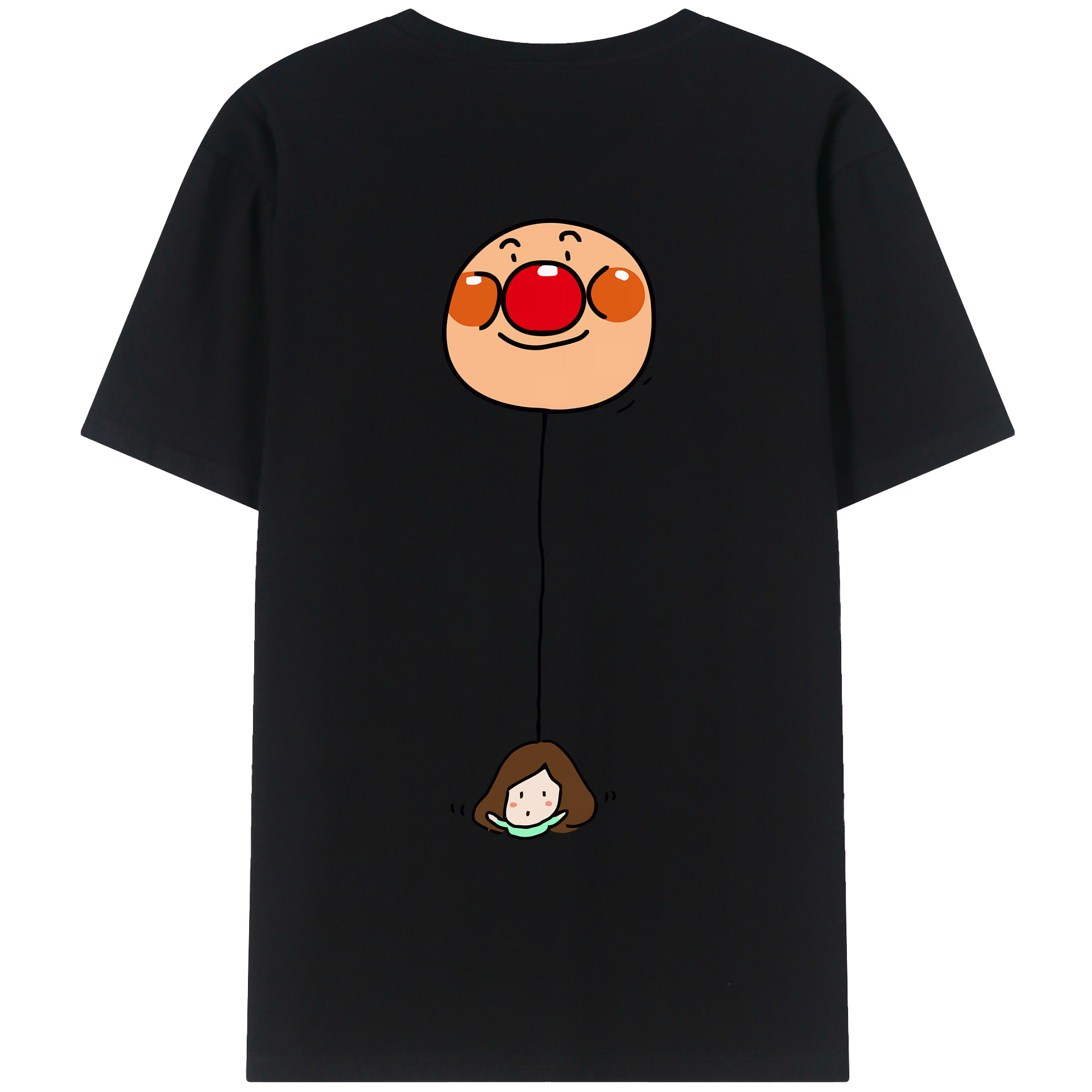 （画像用） アンパンマン Anpanman 綿100％ メンズ半袖Tシャツ（バックプリント） 通気性