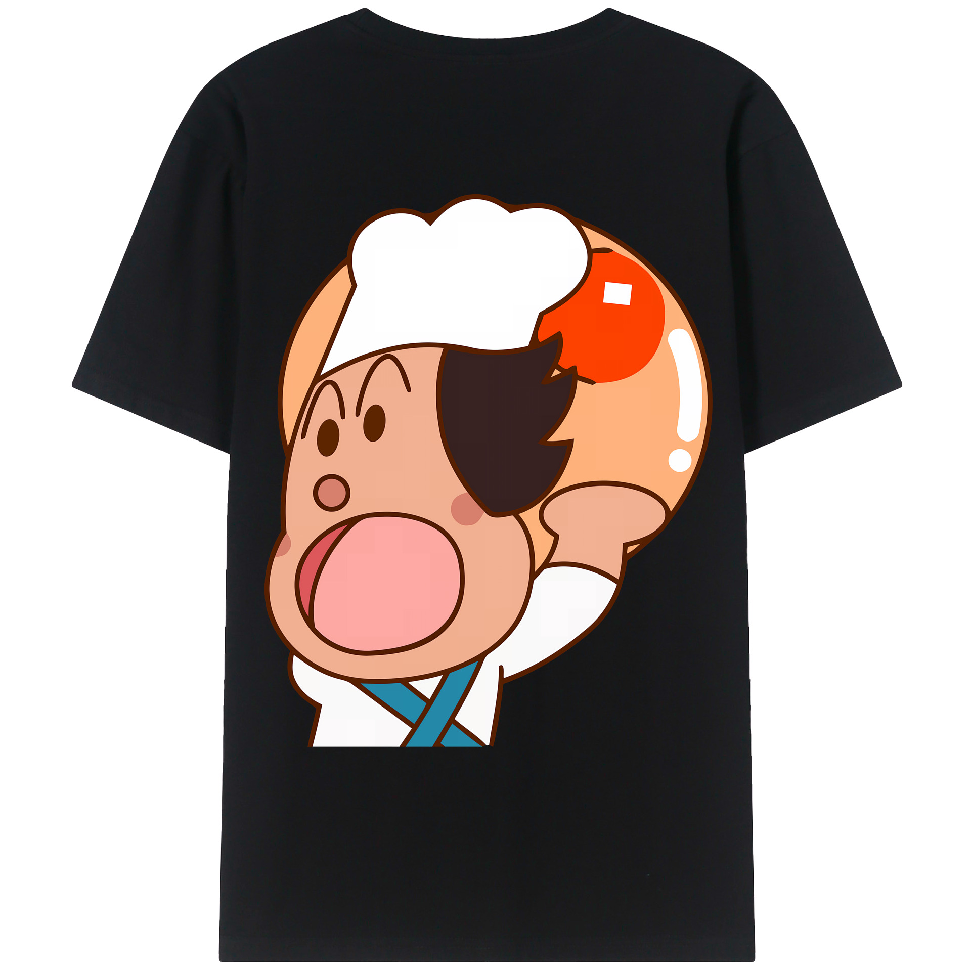（画像用） アンパンマン Anpanman 綿100％ メンズ半袖Tシャツ（バックプリント） 通気性
