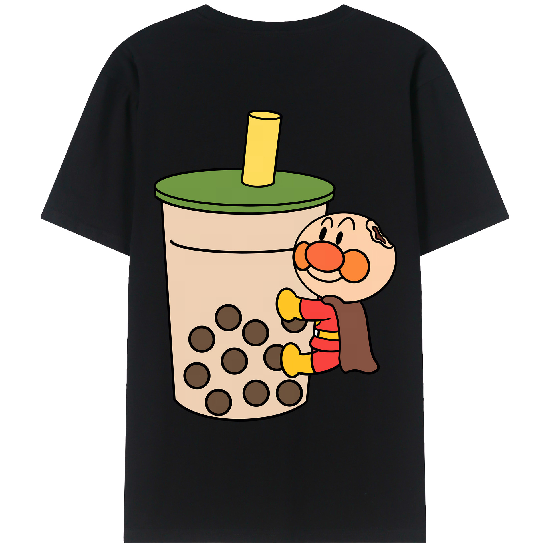 （画像用） アンパンマン Anpanman 綿100％ メンズ半袖Tシャツ（バックプリント） 通気性