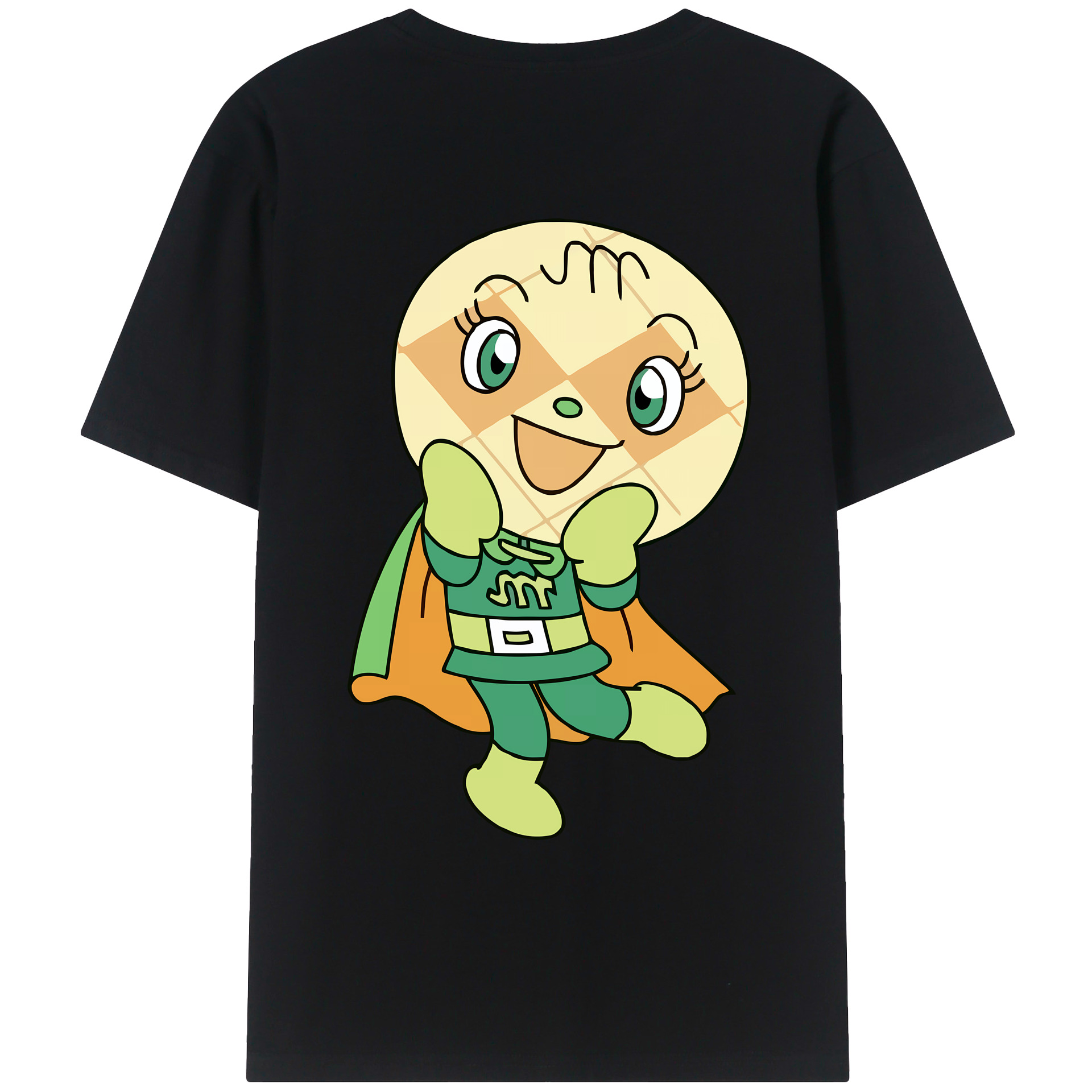 （画像用） アンパンマン Anpanman 綿100％ メンズ半袖Tシャツ（バックプリント） 通気性