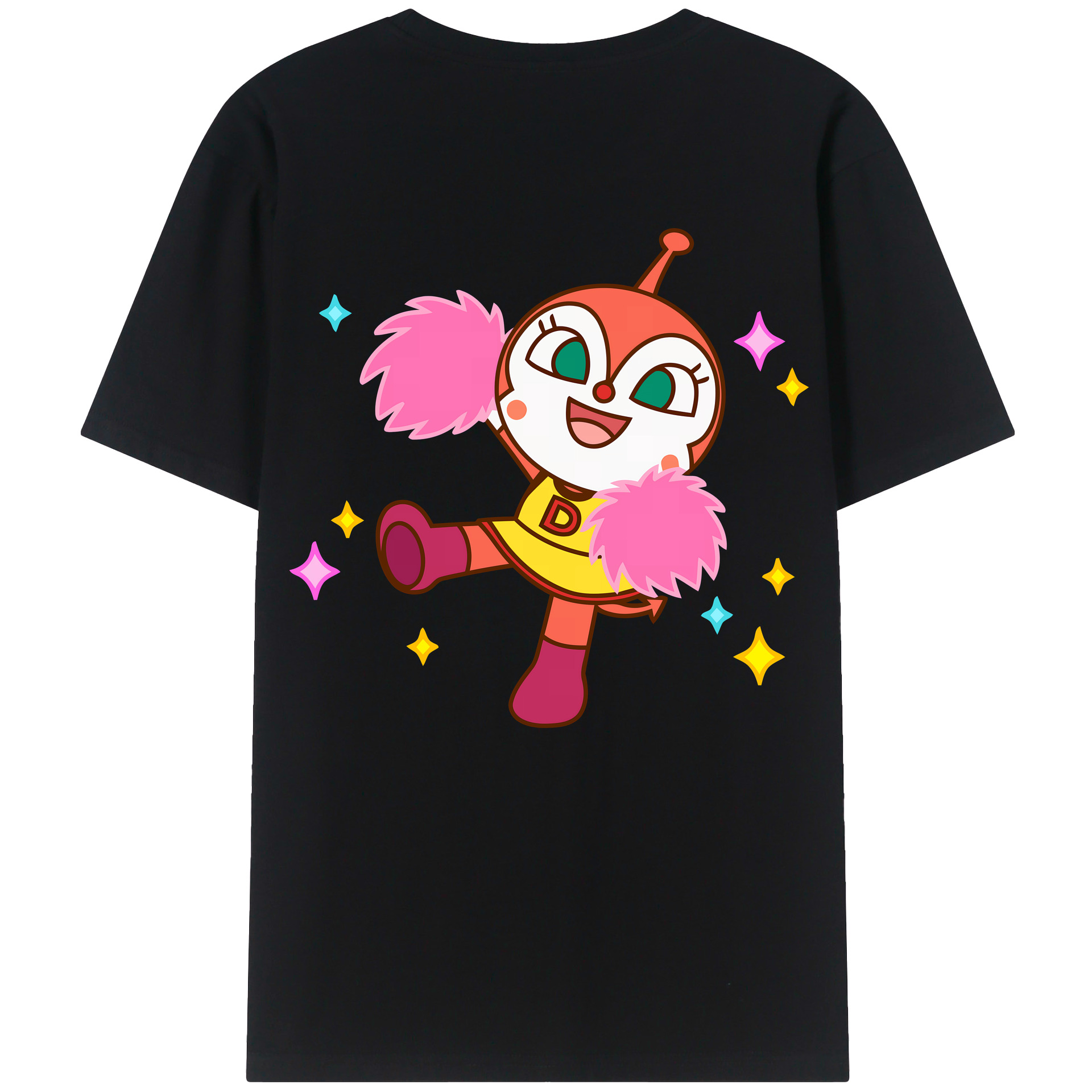 （画像用） アンパンマン Anpanman 綿100％ メンズ半袖Tシャツ（バックプリント） 通気性