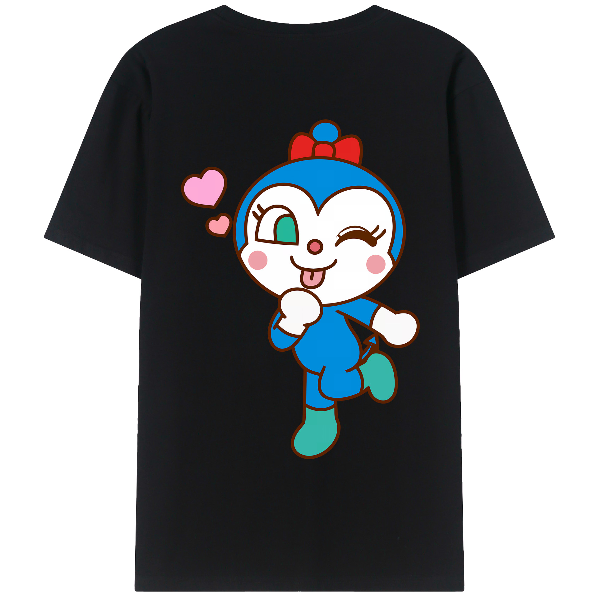 （画像用） アンパンマン Anpanman 綿100％ メンズ半袖Tシャツ（バックプリント） 通気性
