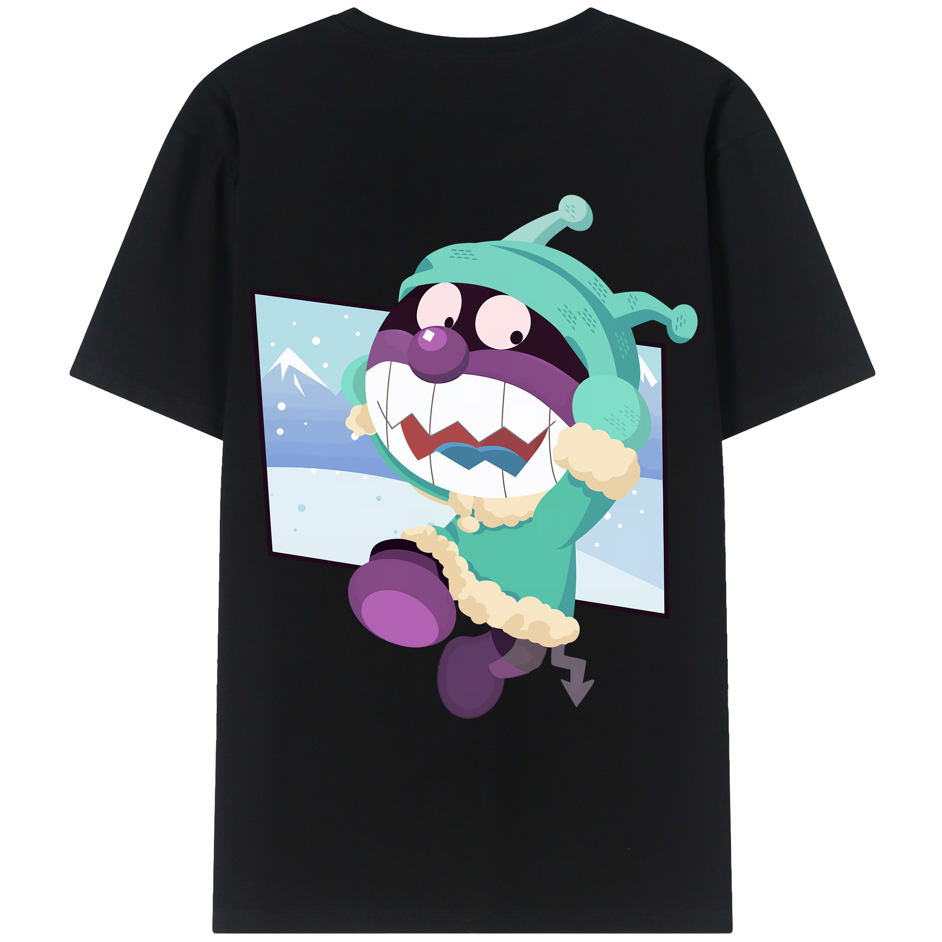 （画像用） アンパンマン Anpanman 綿100％ メンズ半袖Tシャツ（バックプリント） 通気性
