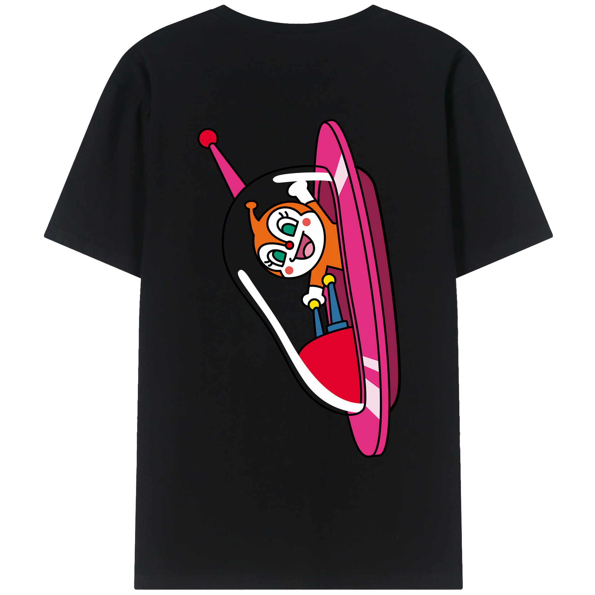 （画像用） アンパンマン Anpanman 綿100％ メンズ半袖Tシャツ（バックプリント） 通気性