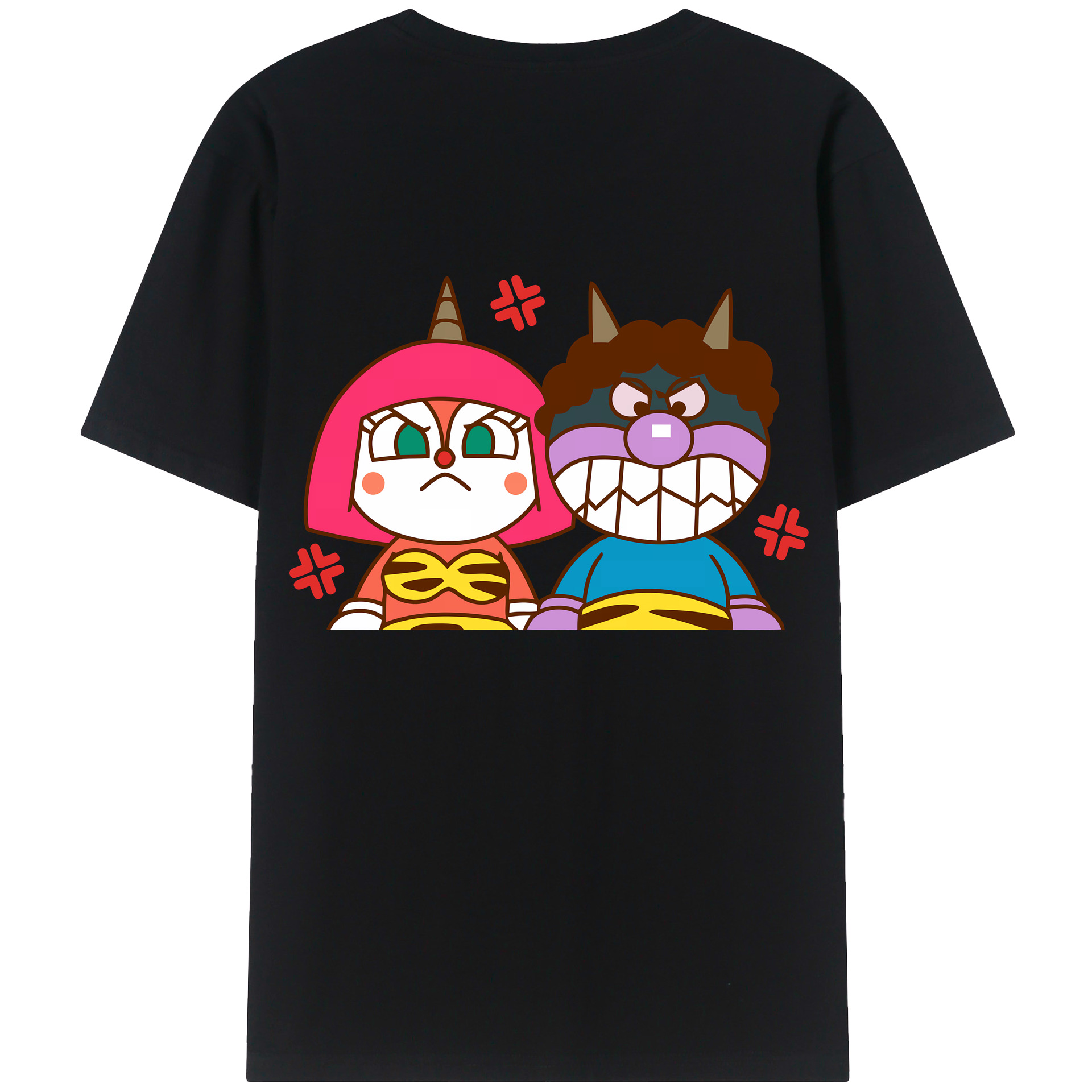 （画像用） アンパンマン Anpanman 綿100％ メンズ半袖Tシャツ（バックプリント） 通気性