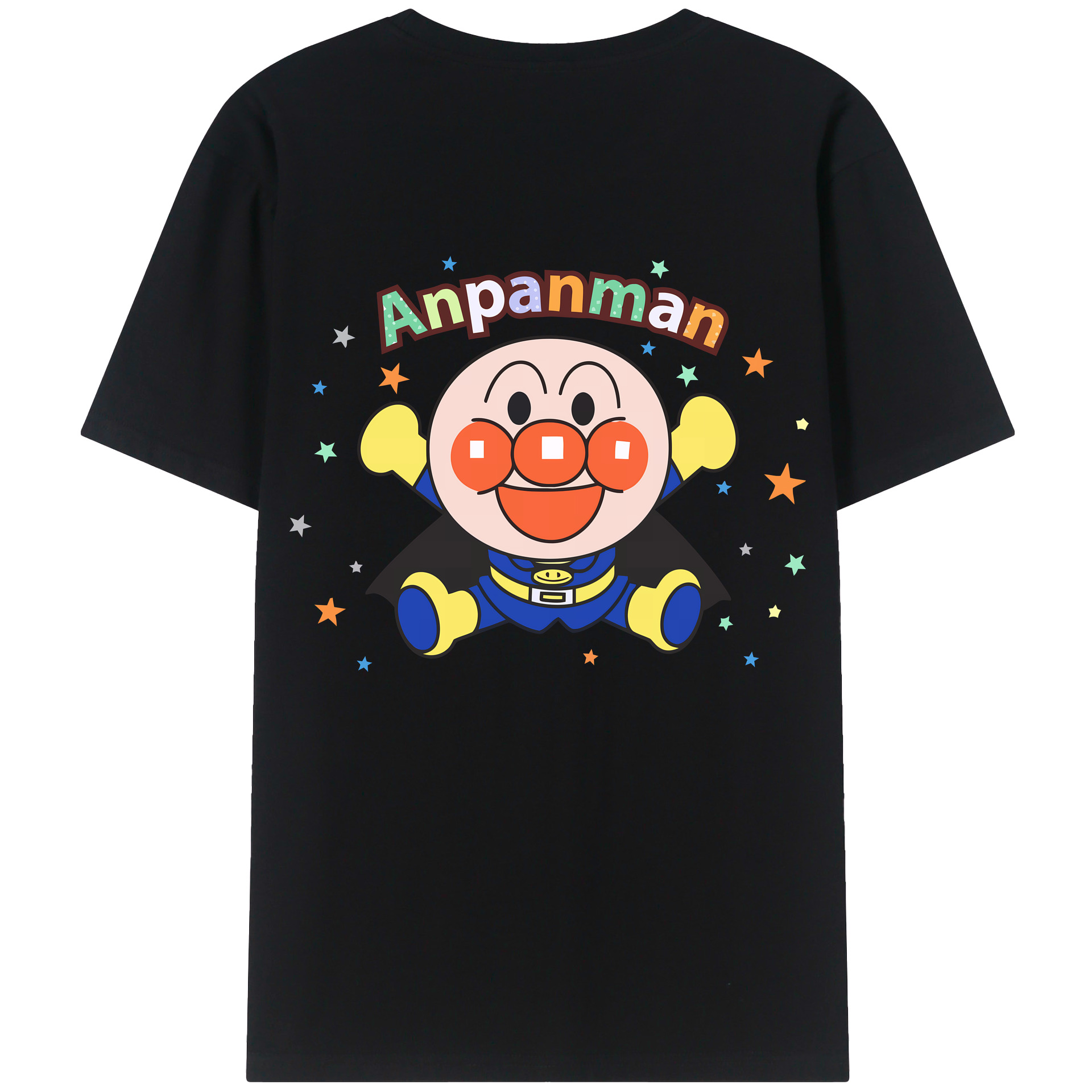 （画像用） アンパンマン Anpanman 綿100％ メンズ半袖Tシャツ（バックプリント） 通気性
