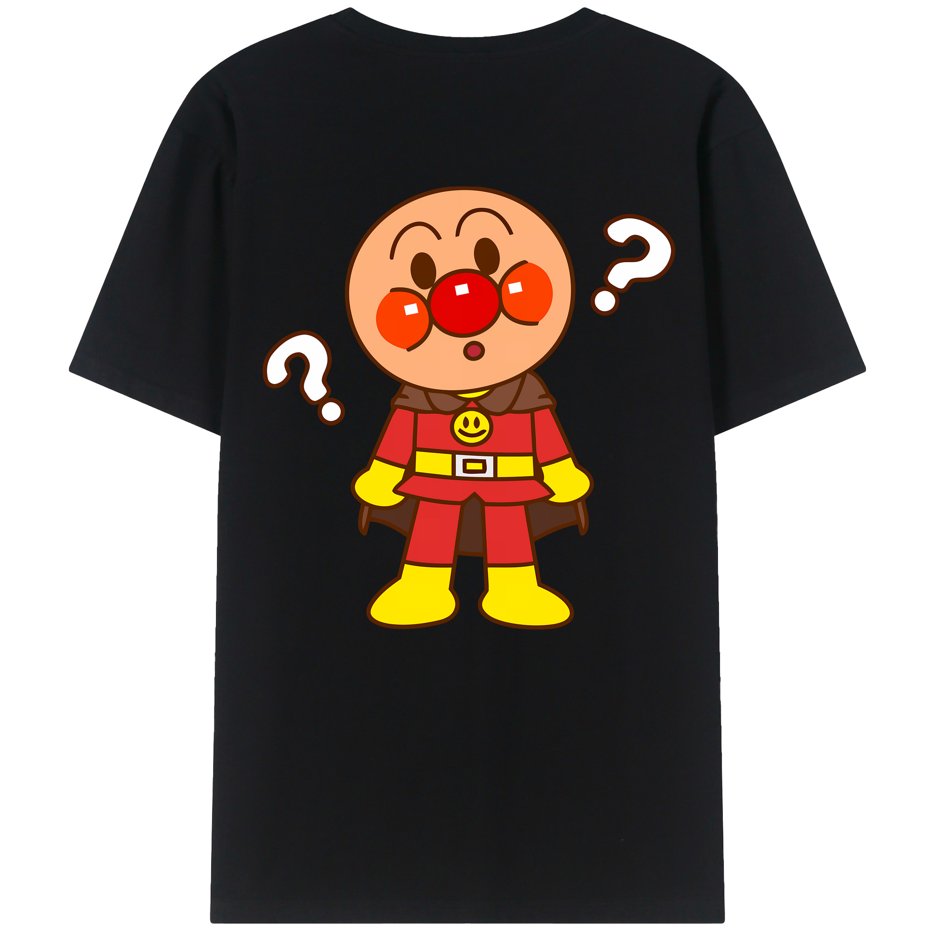 （画像用） アンパンマン Anpanman 綿100％ メンズ半袖Tシャツ（バックプリント） 通気性