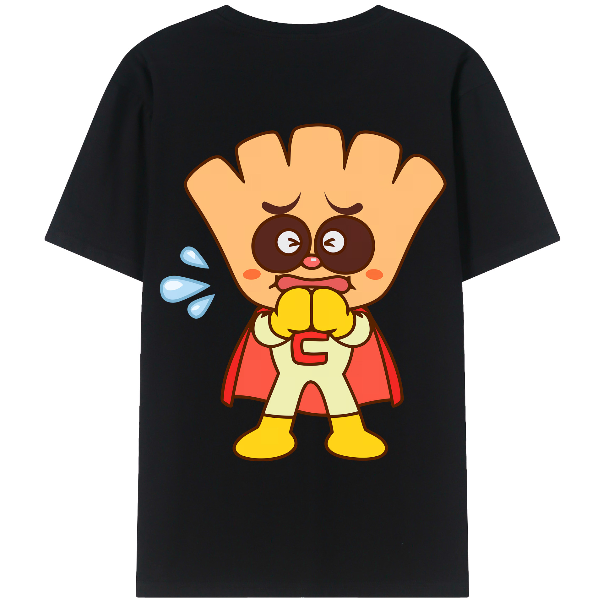 （画像用） アンパンマン Anpanman 綿100％ メンズ半袖Tシャツ（バックプリント） 通気性