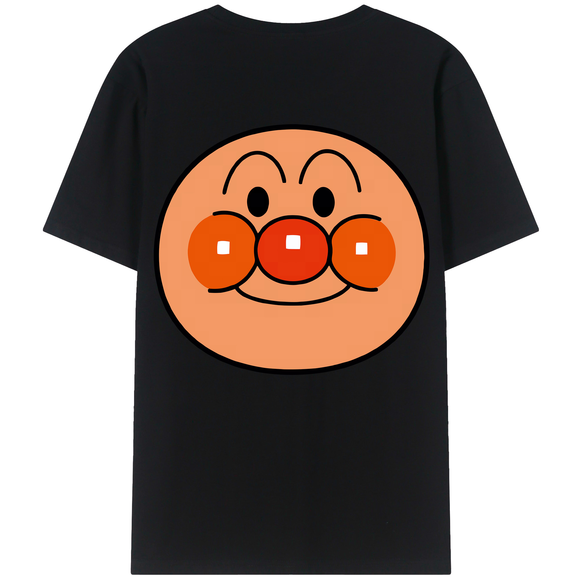 （画像用） アンパンマン Anpanman 綿100％ メンズ半袖Tシャツ（バックプリント） 通気性