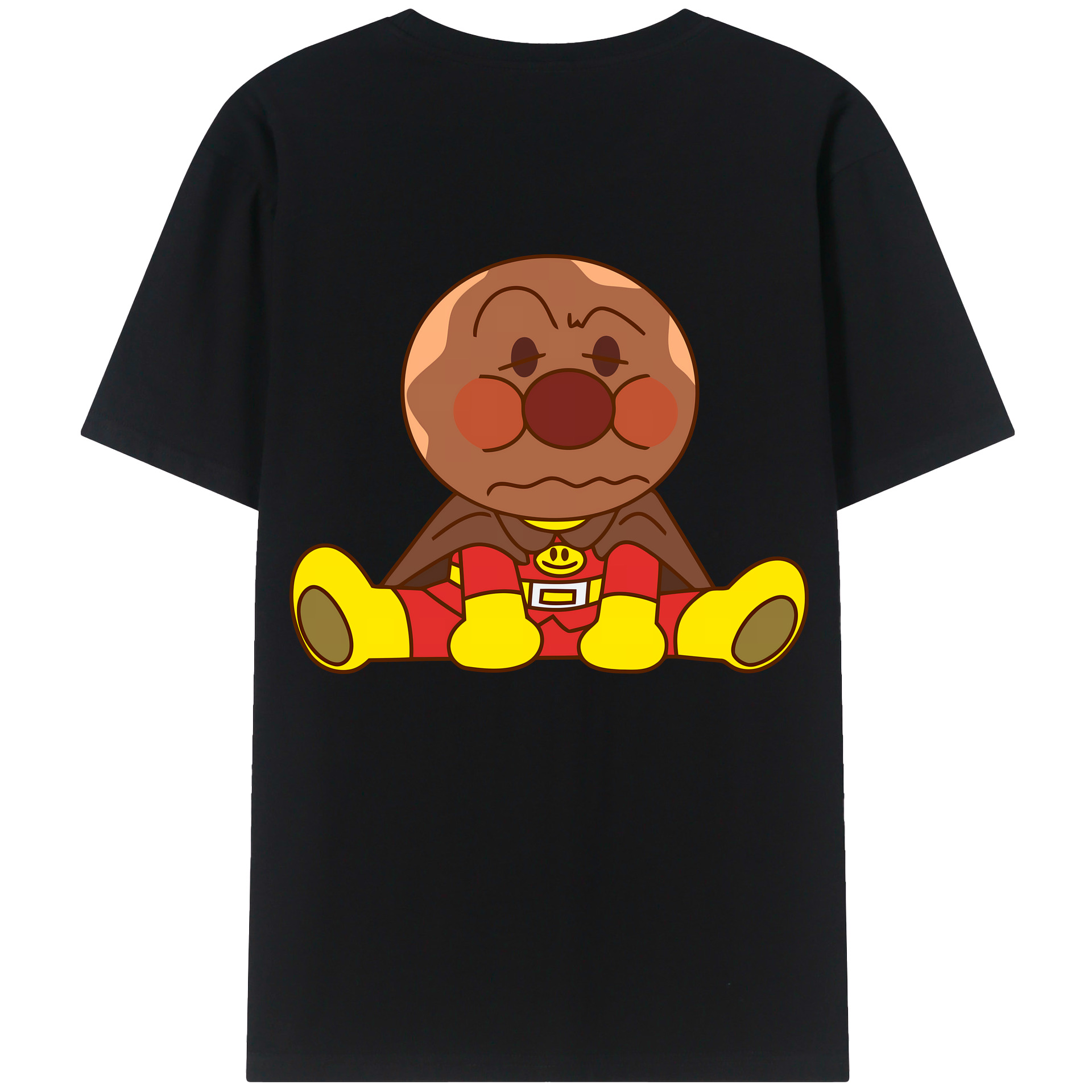 （画像用） アンパンマン Anpanman 綿100％ メンズ半袖Tシャツ（バックプリント） 通気性