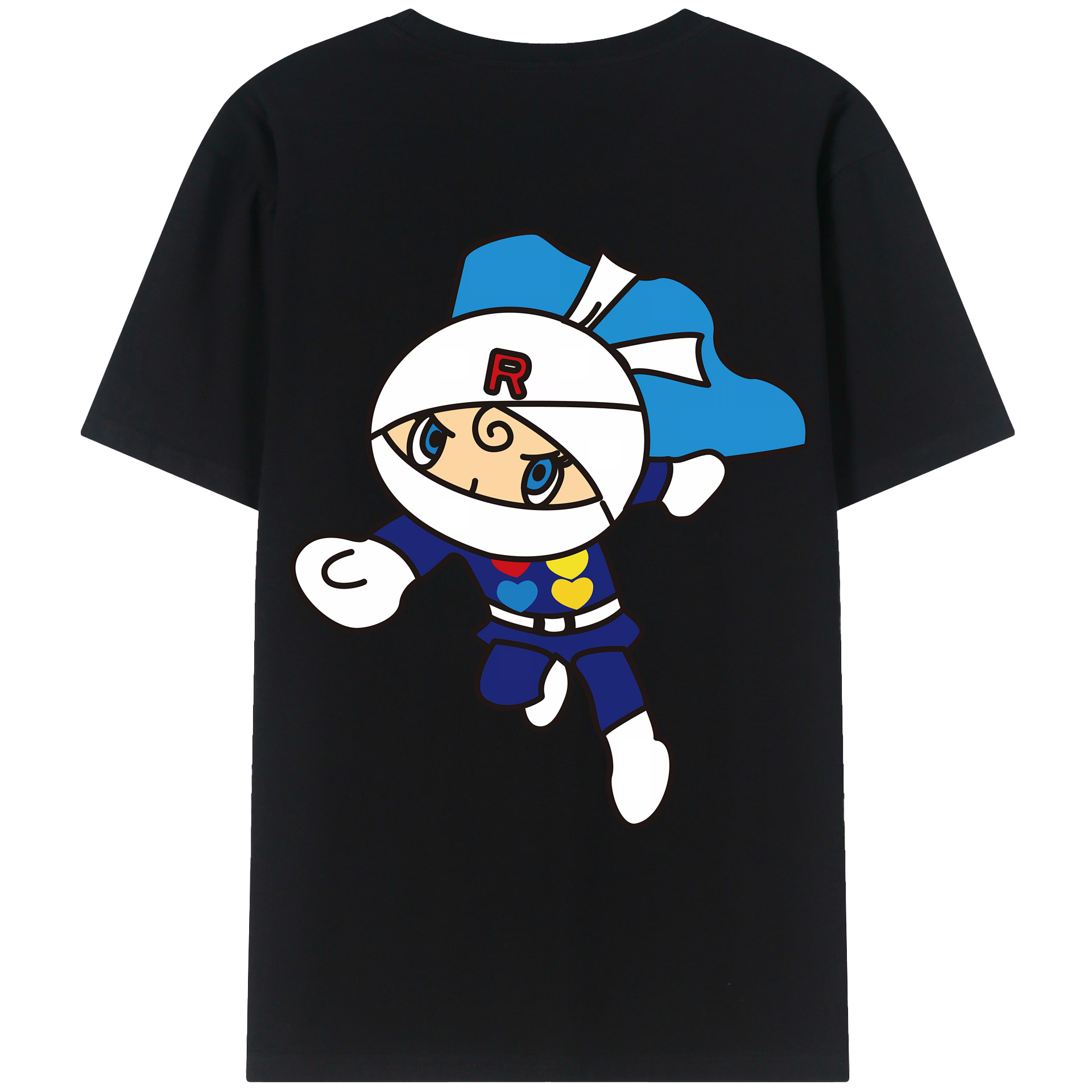 （画像用） アンパンマン Anpanman 綿100％ メンズ半袖Tシャツ（バックプリント） 通気性