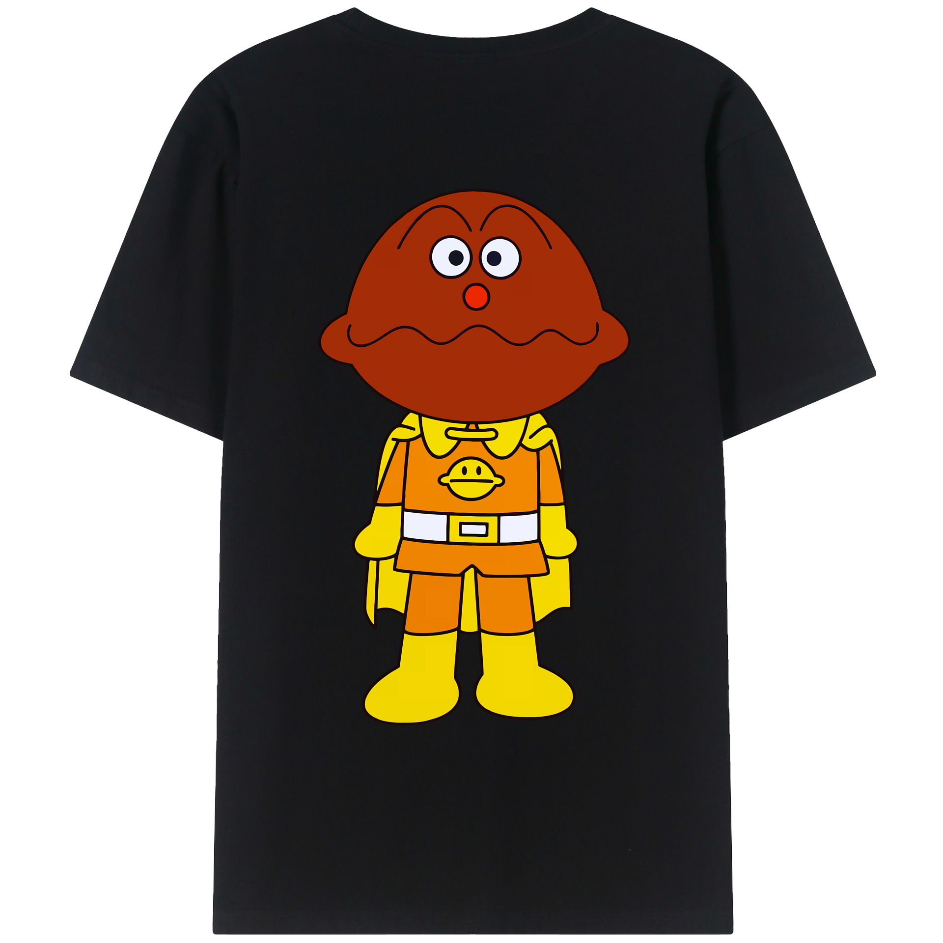 （画像用） アンパンマン Anpanman 綿100％ メンズ半袖Tシャツ（バックプリント） 通気性