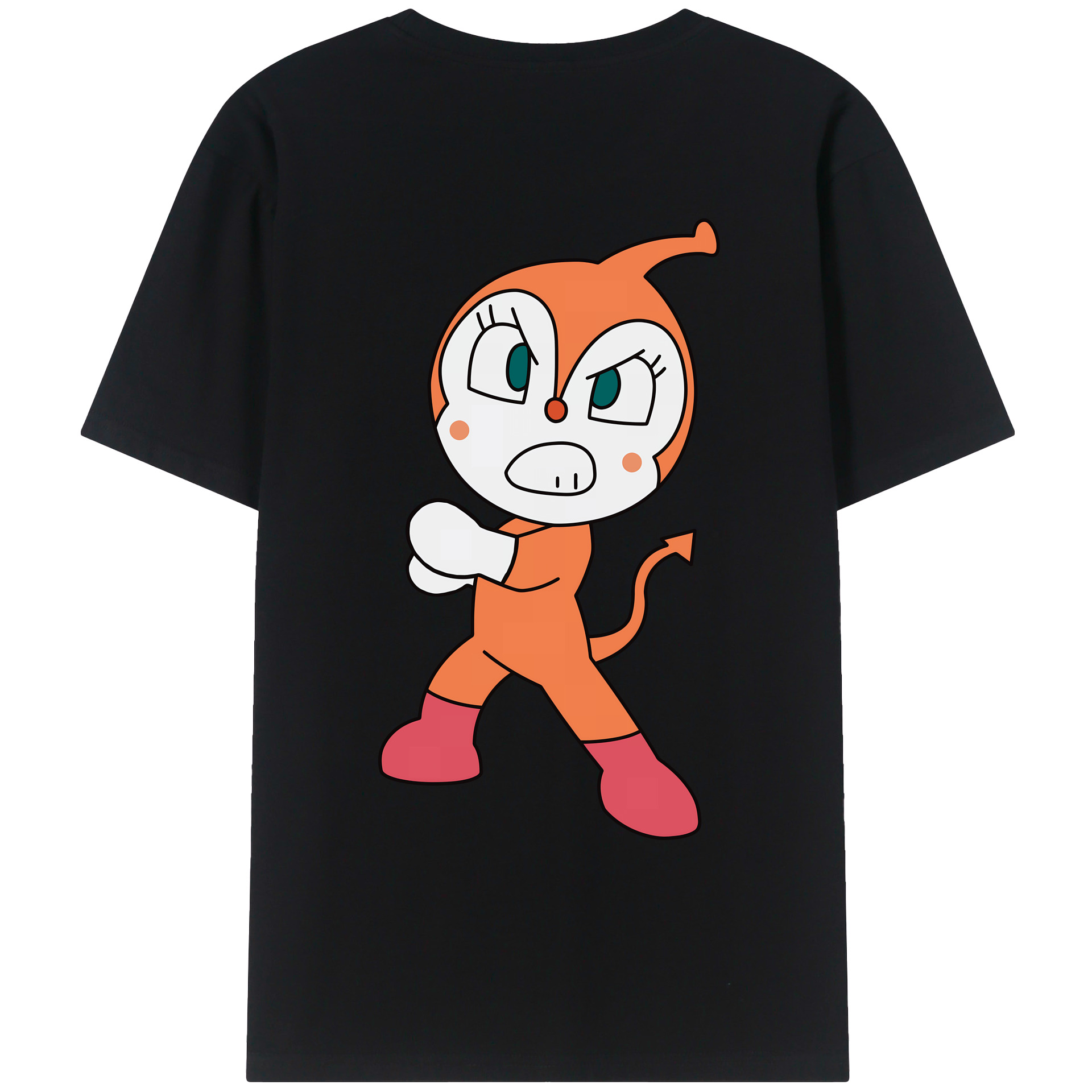 （画像用） アンパンマン Anpanman 綿100％ メンズ半袖Tシャツ（バックプリント） 通気性