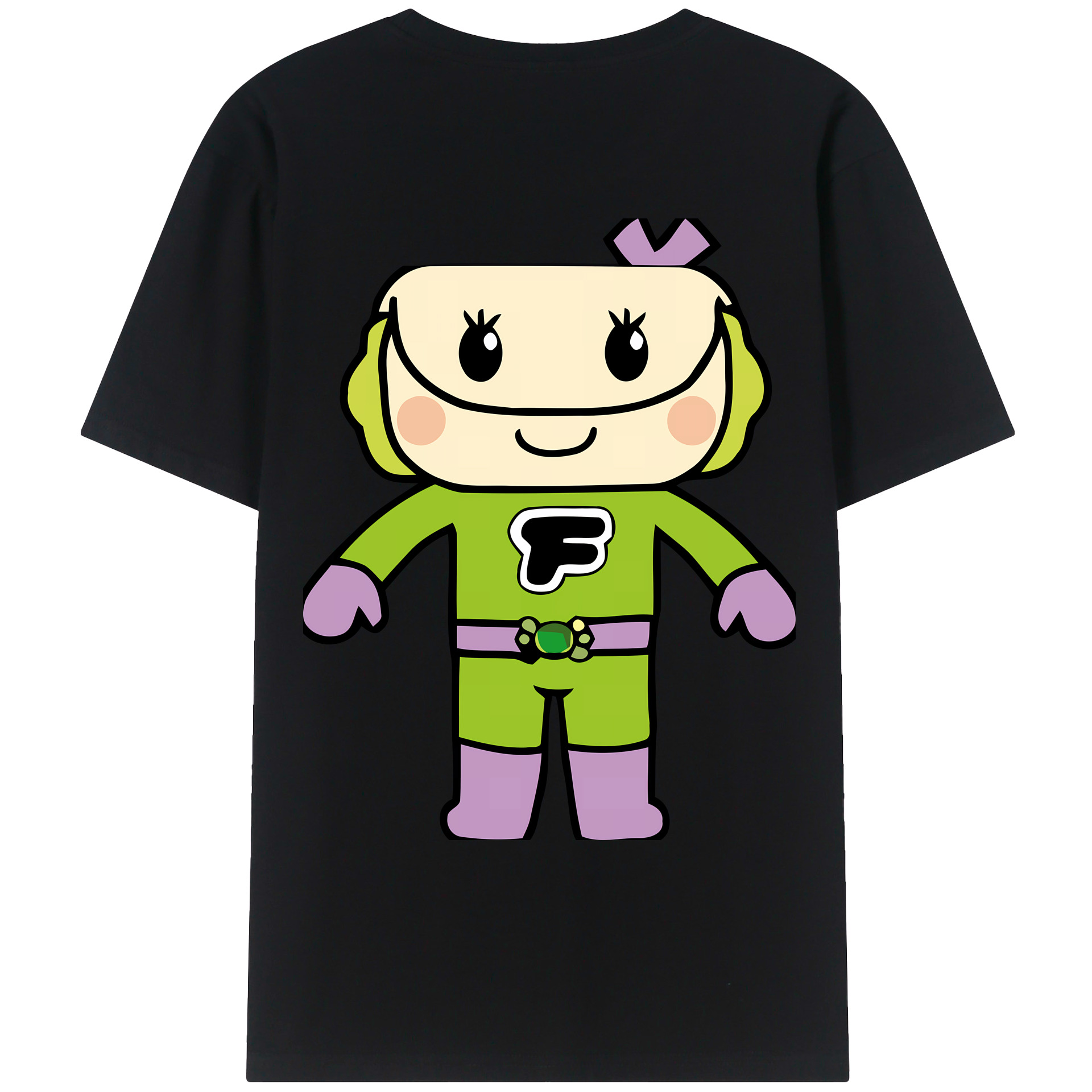 （画像用） アンパンマン Anpanman 綿100％ メンズ半袖Tシャツ（バックプリント） 通気性