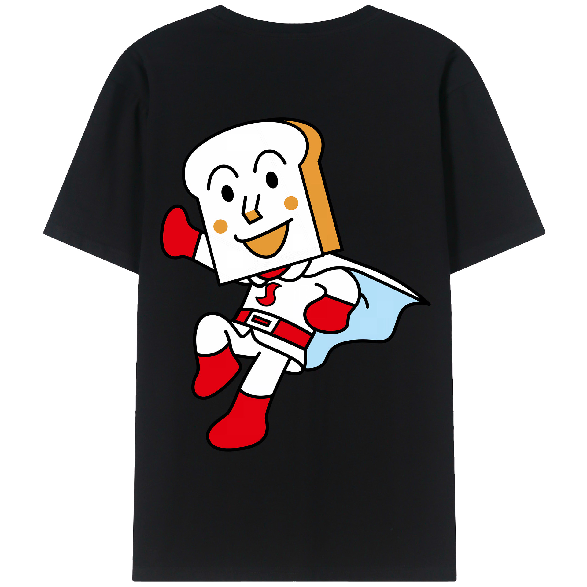 （画像用） アンパンマン Anpanman 綿100％ メンズ半袖Tシャツ（バックプリント） 通気性
