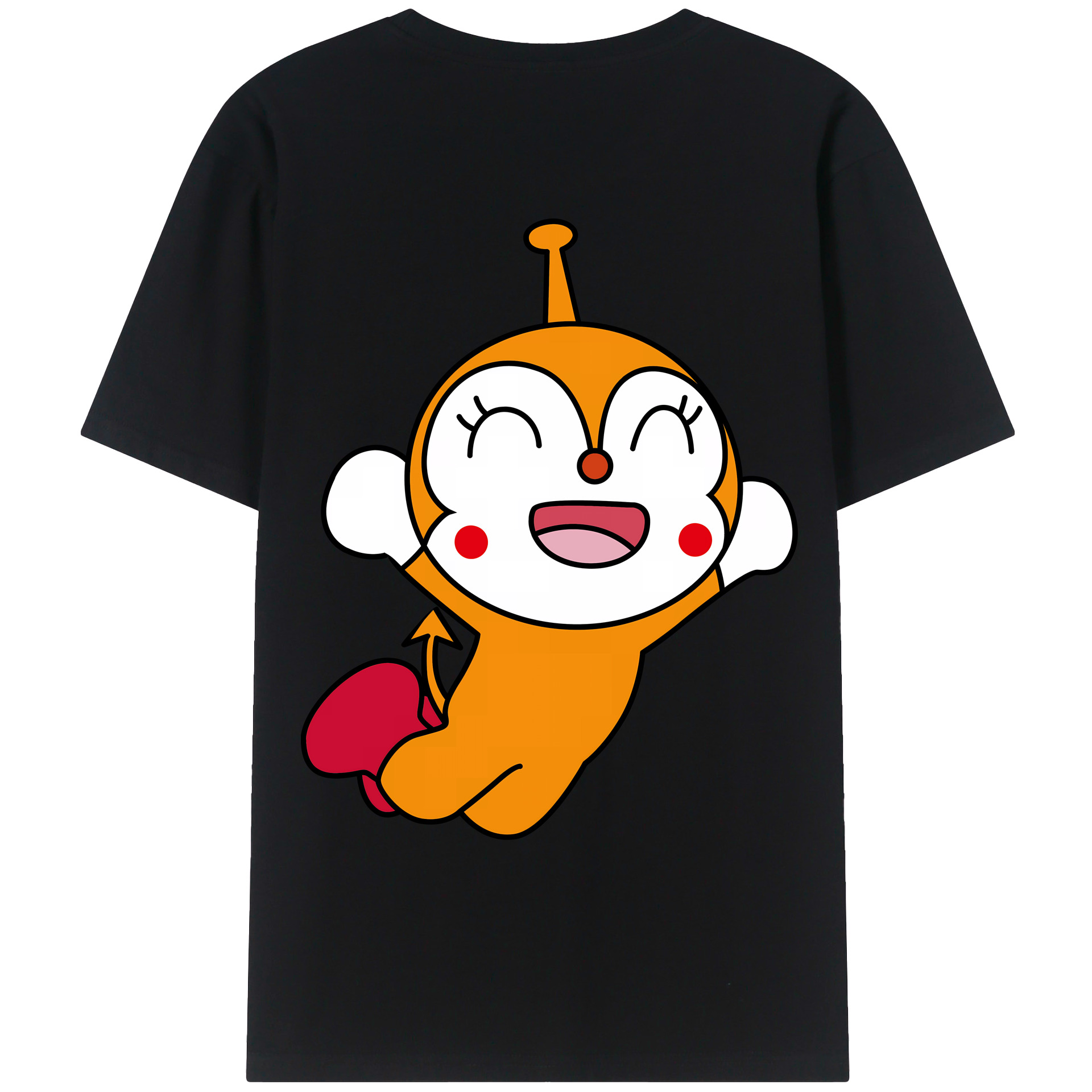 （画像用） アンパンマン Anpanman 綿100％ メンズ半袖Tシャツ（バックプリント） 通気性