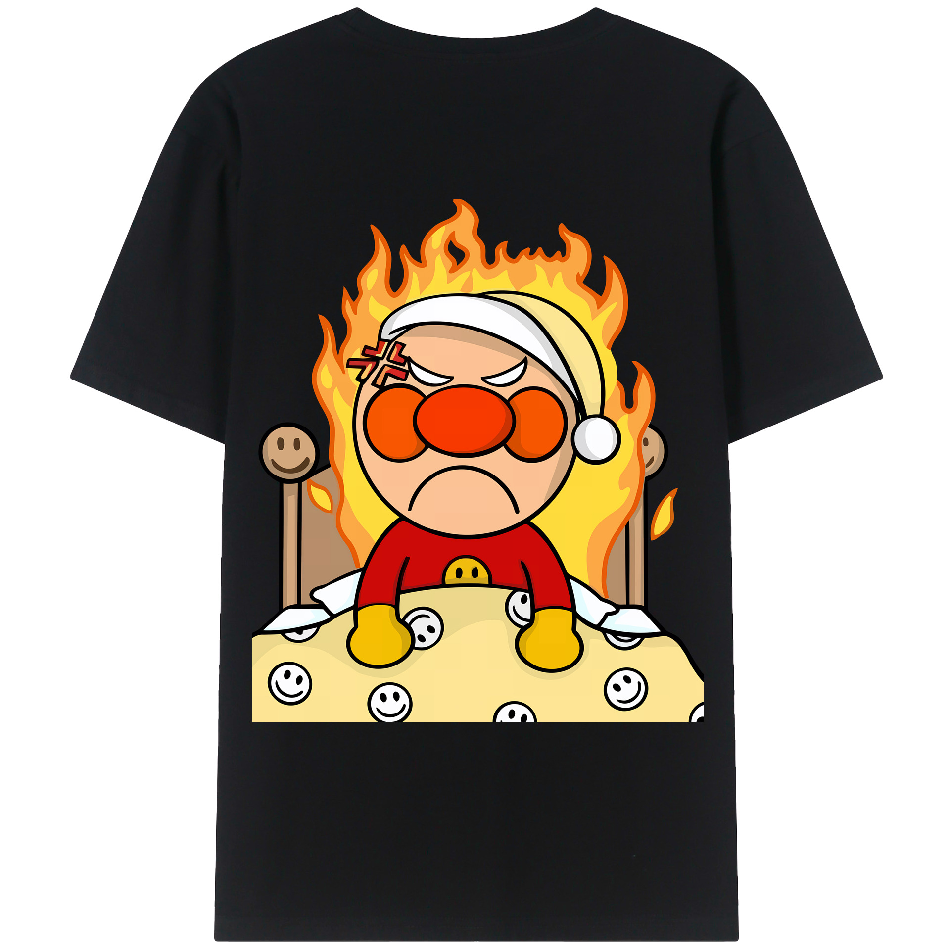 （画像用） アンパンマン Anpanman 綿100％ メンズ半袖Tシャツ（バックプリント） 通気性