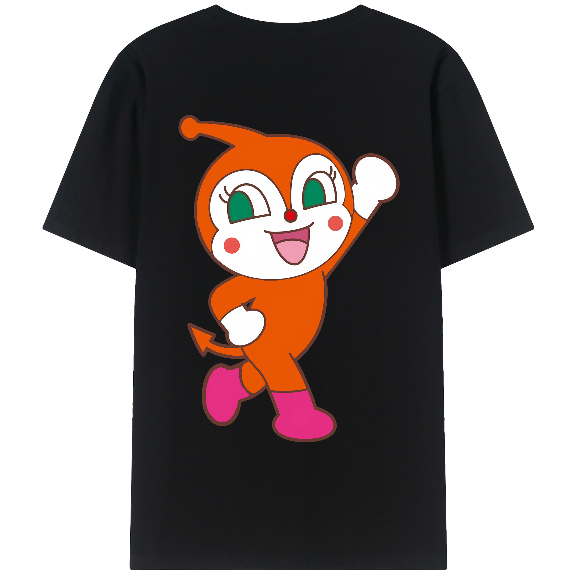 （画像用） アンパンマン Anpanman 綿100％ メンズ半袖Tシャツ（バックプリント） 通気性