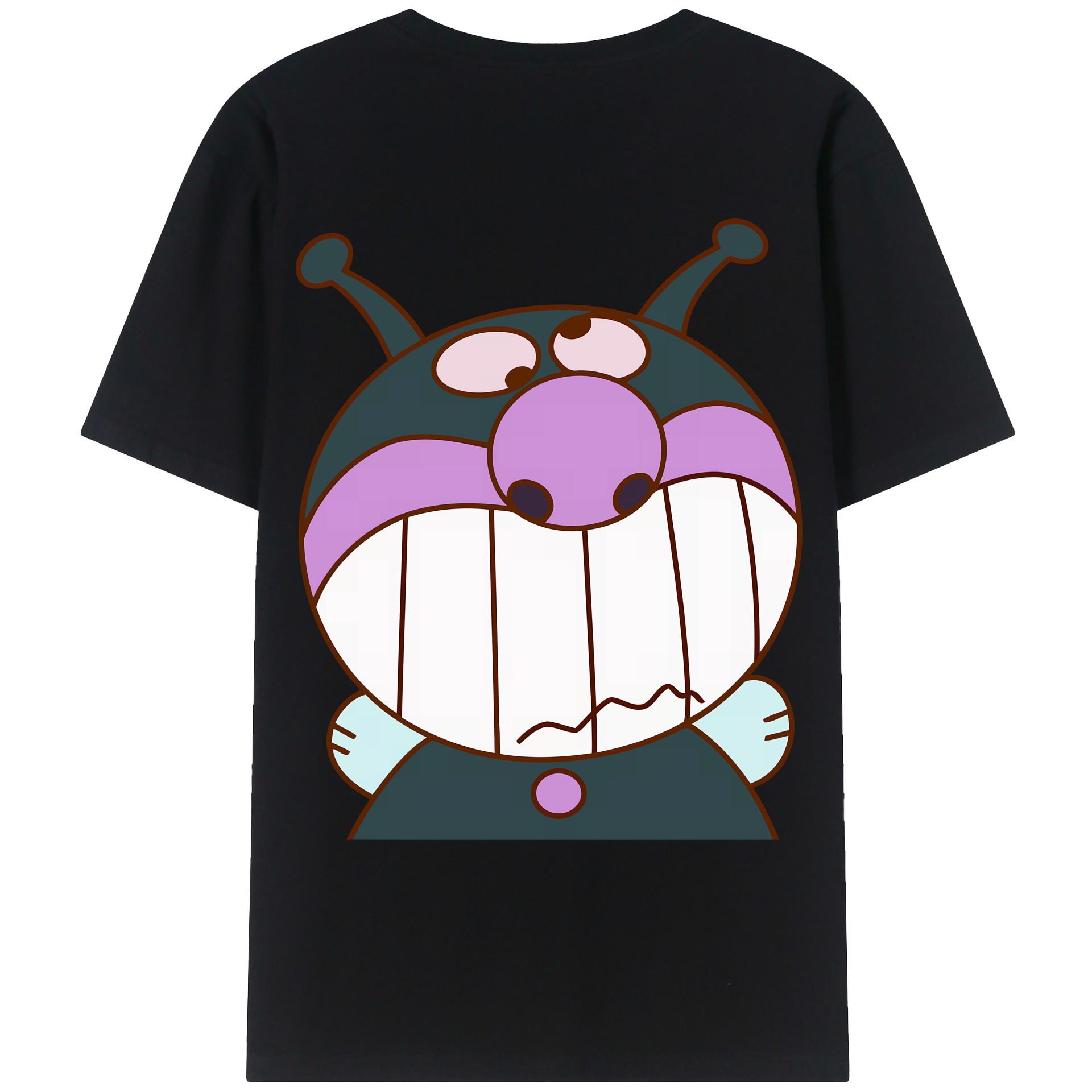（画像用） アンパンマン Anpanman 綿100％ メンズ半袖Tシャツ（バックプリント） 通気性