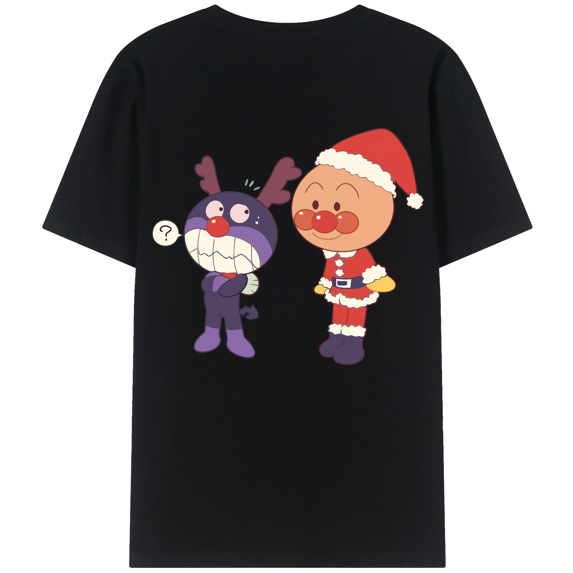 （画像用） アンパンマン Anpanman 綿100％ メンズ半袖Tシャツ（バックプリント） 通気性