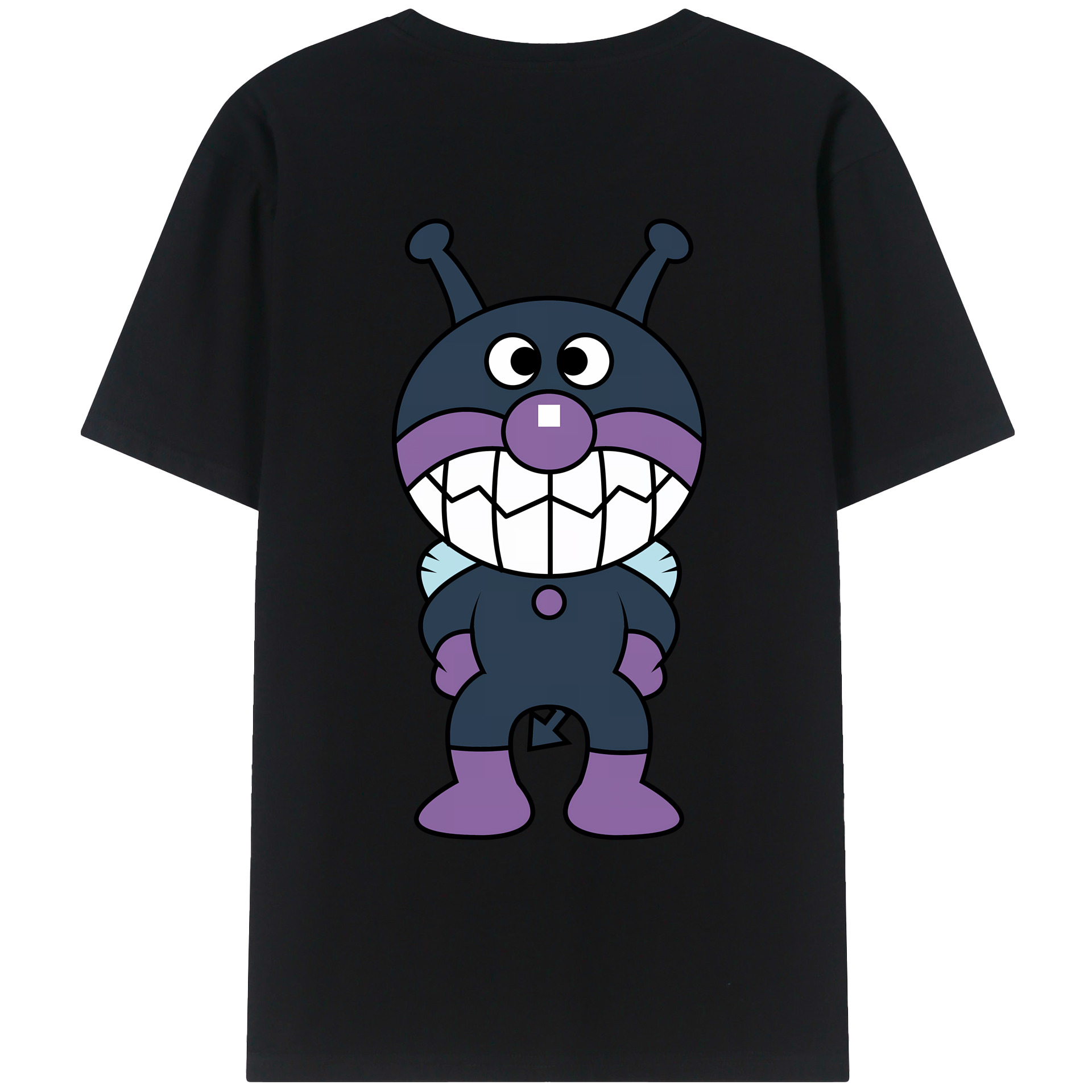 （画像用） アンパンマン Anpanman 綿100％ メンズ半袖Tシャツ（バックプリント） 通気性