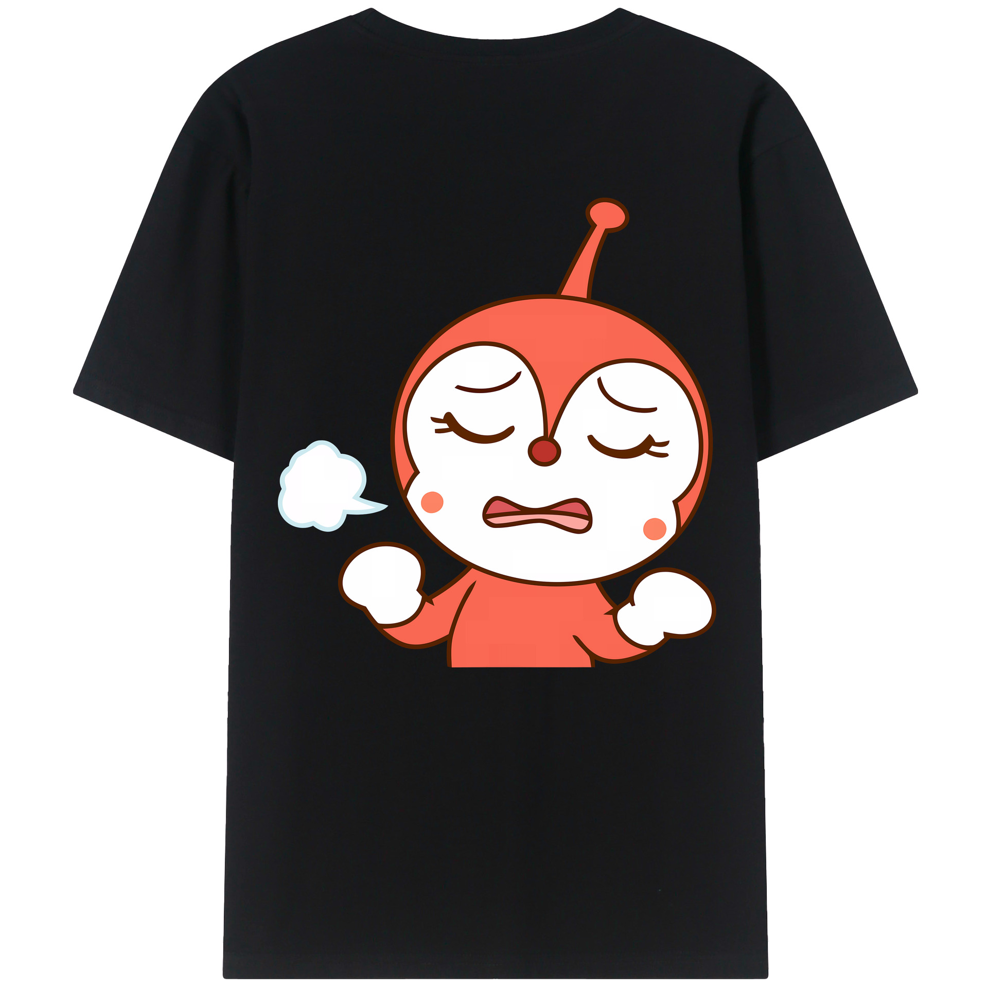 （画像用） アンパンマン Anpanman 綿100％ メンズ半袖Tシャツ（バックプリント） 通気性