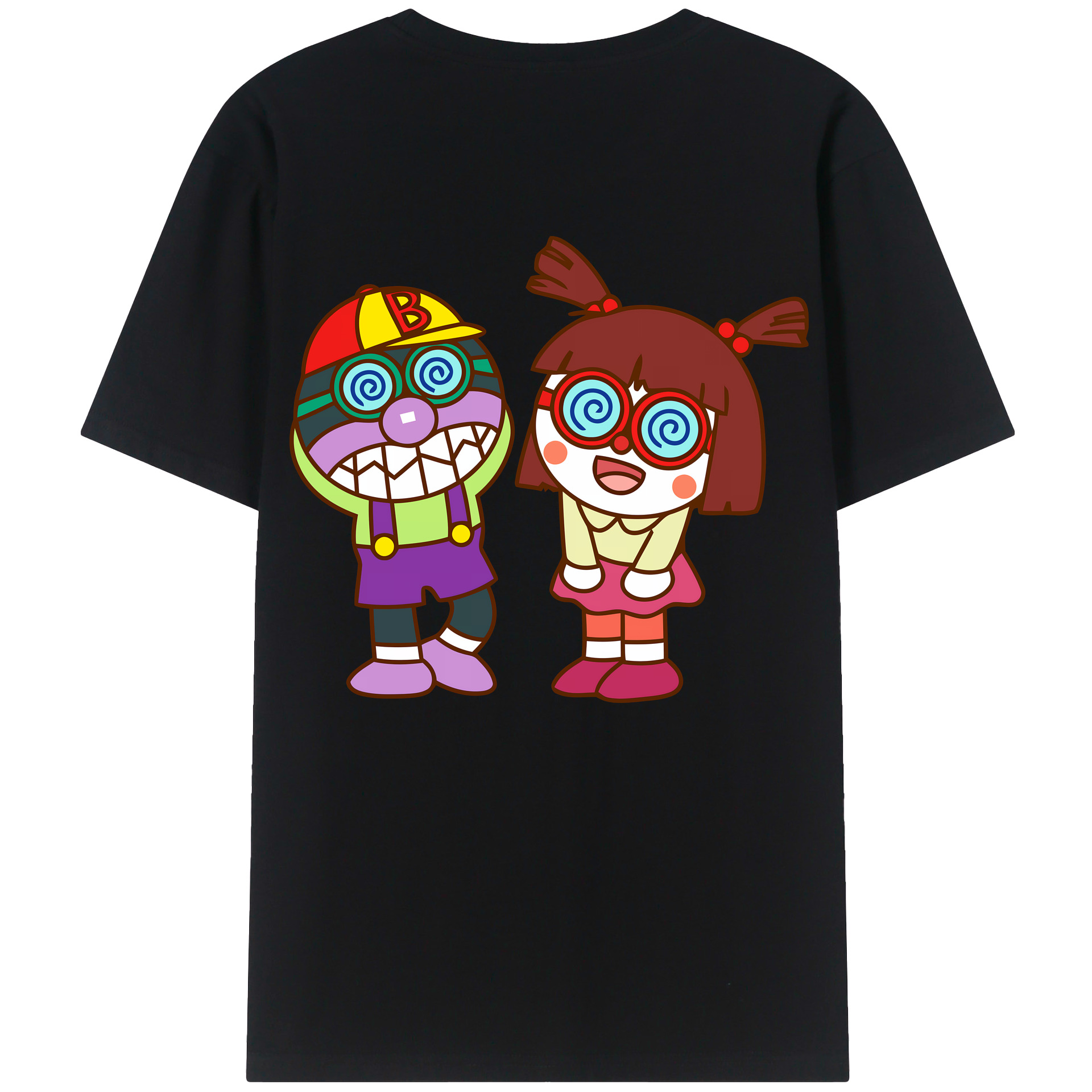 （画像用） アンパンマン Anpanman 綿100％ メンズ半袖Tシャツ（バックプリント） 通気性