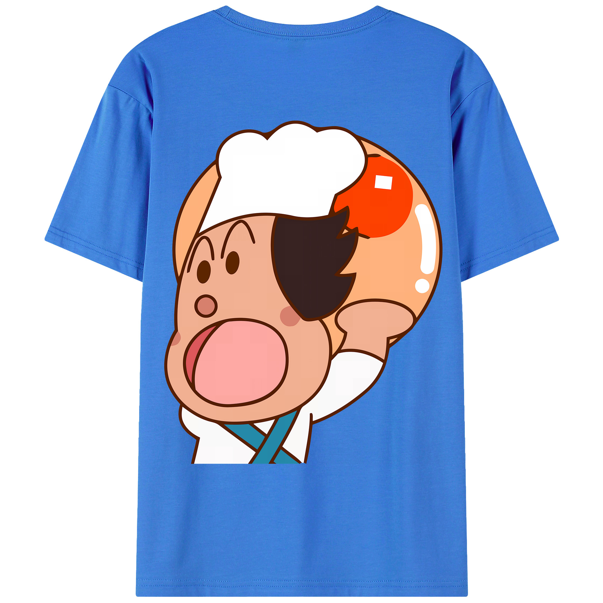 （画像用） アンパンマン Anpanman 綿100％ メンズ半袖Tシャツ（バックプリント） 通気性