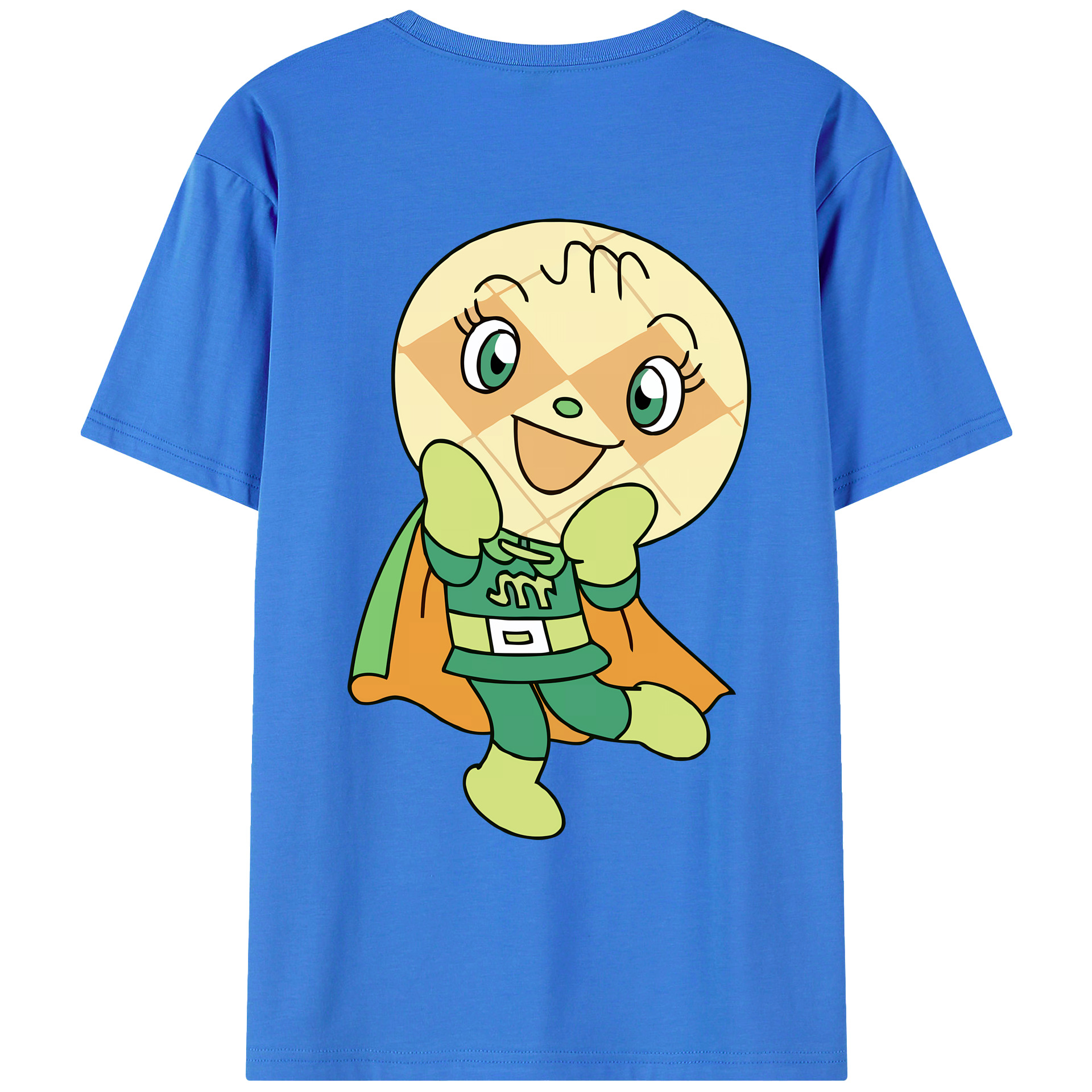 （画像用） アンパンマン Anpanman 綿100％ メンズ半袖Tシャツ（バックプリント） 通気性